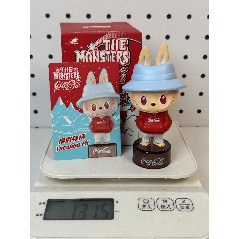 Labubu The Monsters Coca Cola Series Vacation Fit - Limited Edition Vinyl Art Toy Collectible for Display & Gift Giving - Perfect for Home Decor, Office Display, and Pop Culture Collections