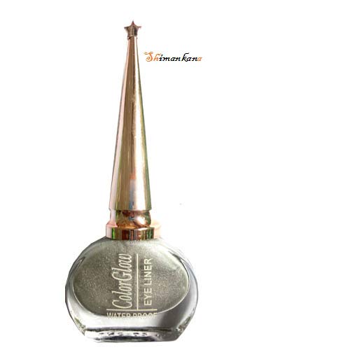 Ella London Pride Glass Waterproof Liquid Eyeliner - Silver (90ml) | Smudge-Proof & Long-Lasting Makeup for Parties, Weddings & Special Occasions