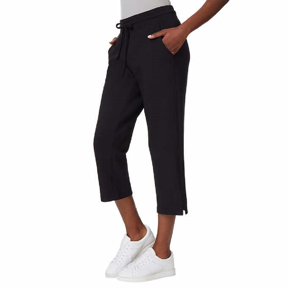 32° Women's Cool Capri Leggings (Black, L) - Yoga & Lounge Wear