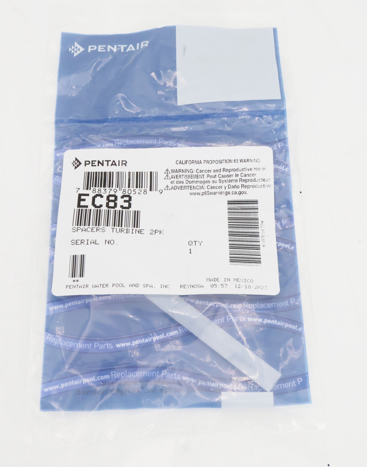 Pentair Legend Turbine Spacers EC83 - High-Performance Replacement Parts for Pool Pumps | Compatible with Pentair Pool Equipment | Perfect for Pool Maintenance & Repair