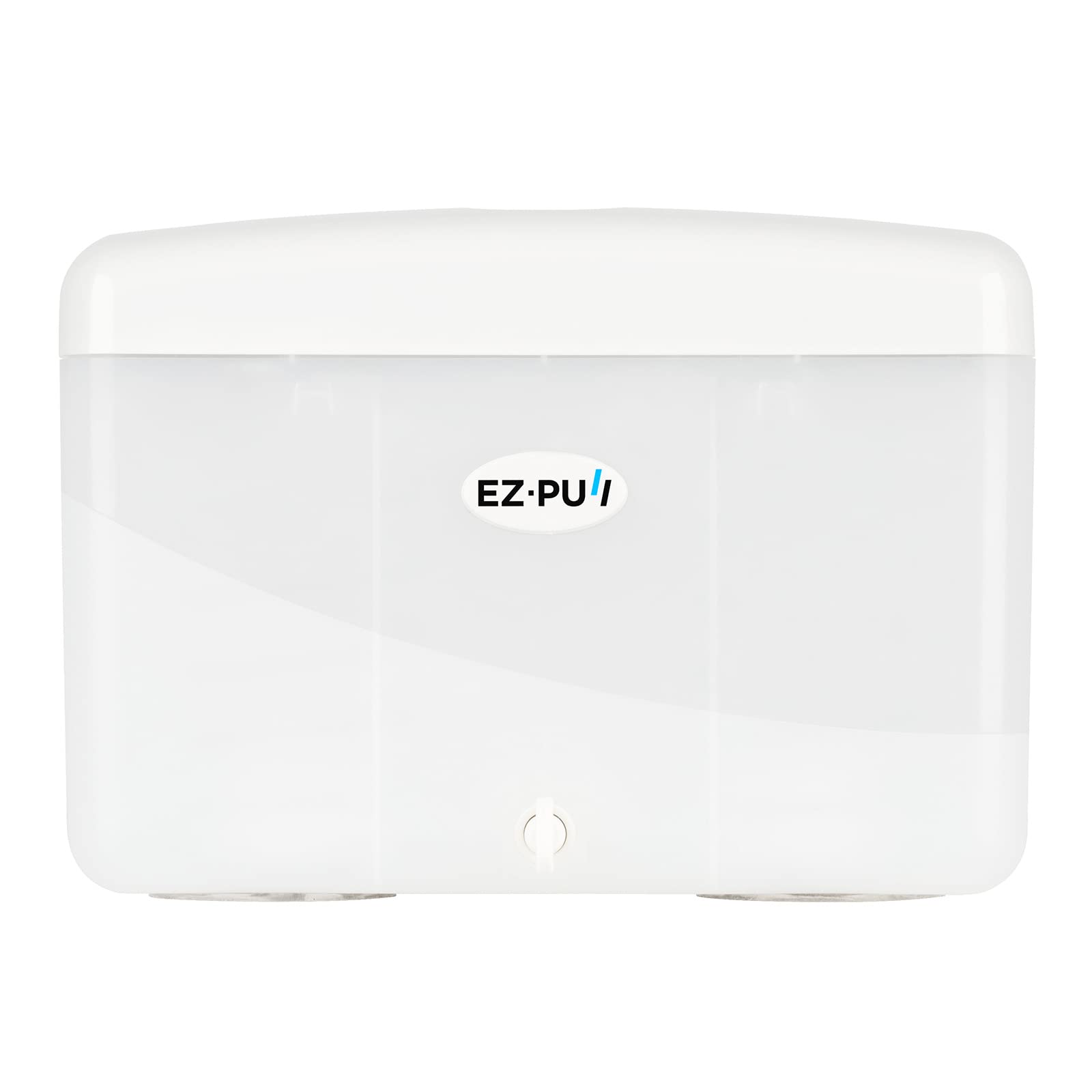 EZbrnd SlimFold Hand Towel Dispenser - White Countertop Paper Towel Holder for Kitchen, Bathroom, Office, RV & Airbnb - Space Saving Guest Towel Solution for Small Spaces & Travel Use