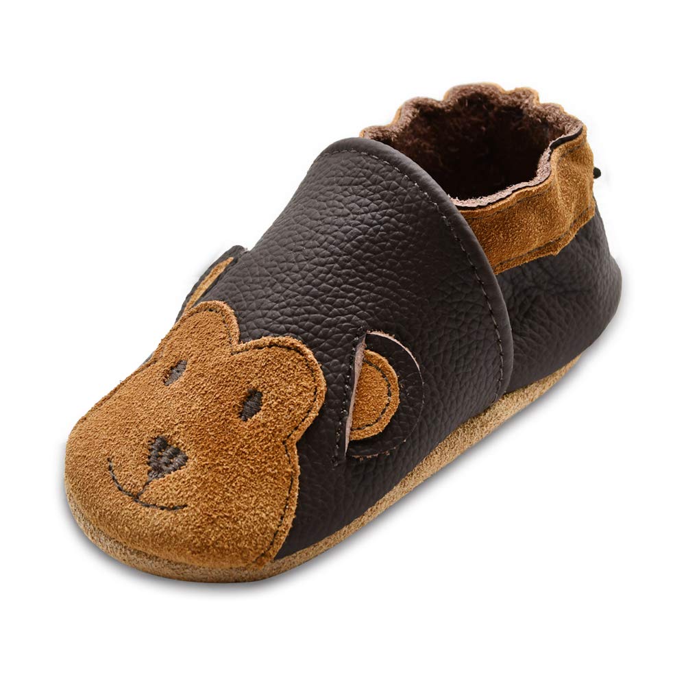 iEvolve Soft Sole Baby Shoes for Girls & Boys - First Walker Crib Moccasins for Toddlers (Ideal for Indoor Play, First Steps & Special Occasions)