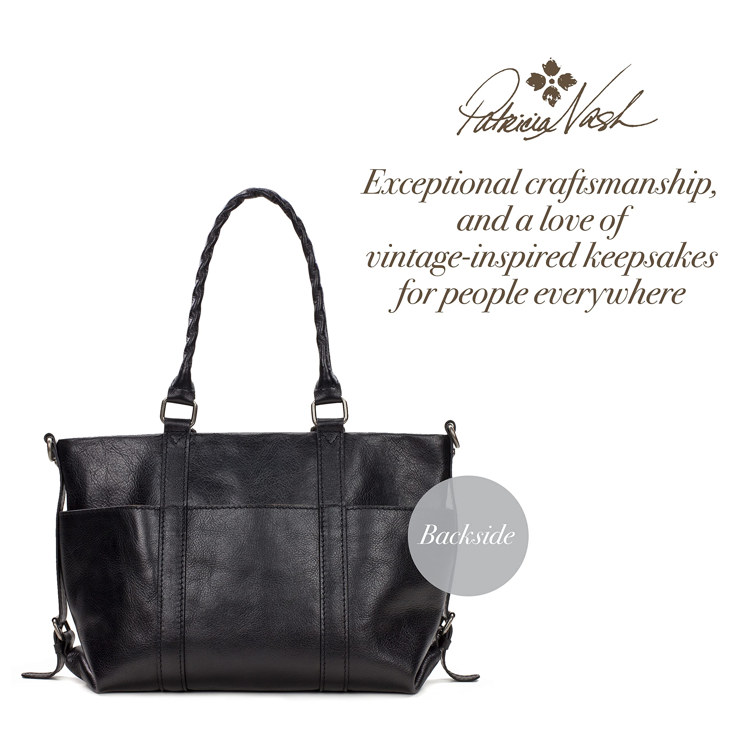 Patricia Nash Carducci Leather Tote Bag for Women - Stylish & Spacious Designer Handbag | Perfect for Work, Travel & Everyday Use