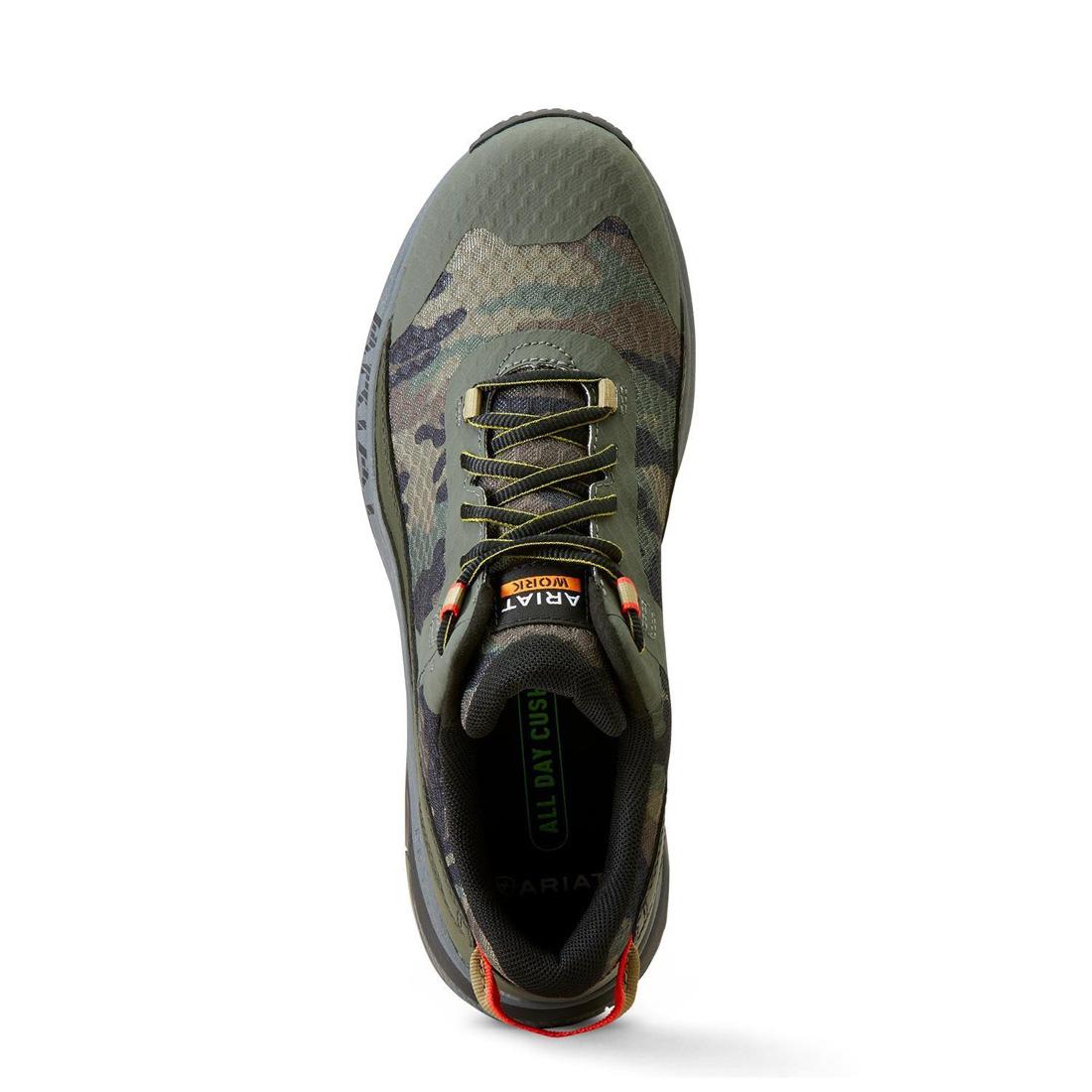 Outpace Shift Composite Toe Work Boots - Lightweight Safety Shoes for Men with Camouflage Design | Perfect for Construction, Warehouse & Outdoor Work