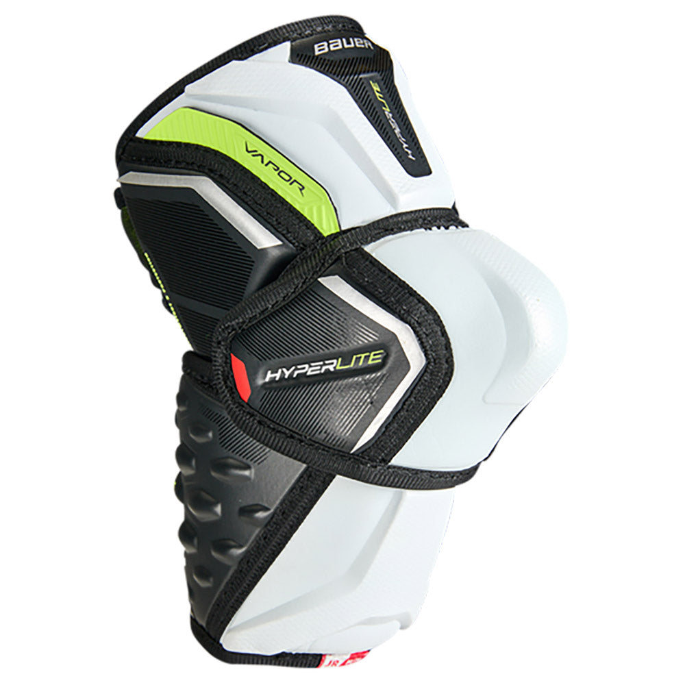Bauer Vapor HyperLite Junior Ice Hockey Elbow Pads - Youth Protective Gear for Ice Skating & Hockey Practice - Lightweight & Durable Elbow Guards for Kids