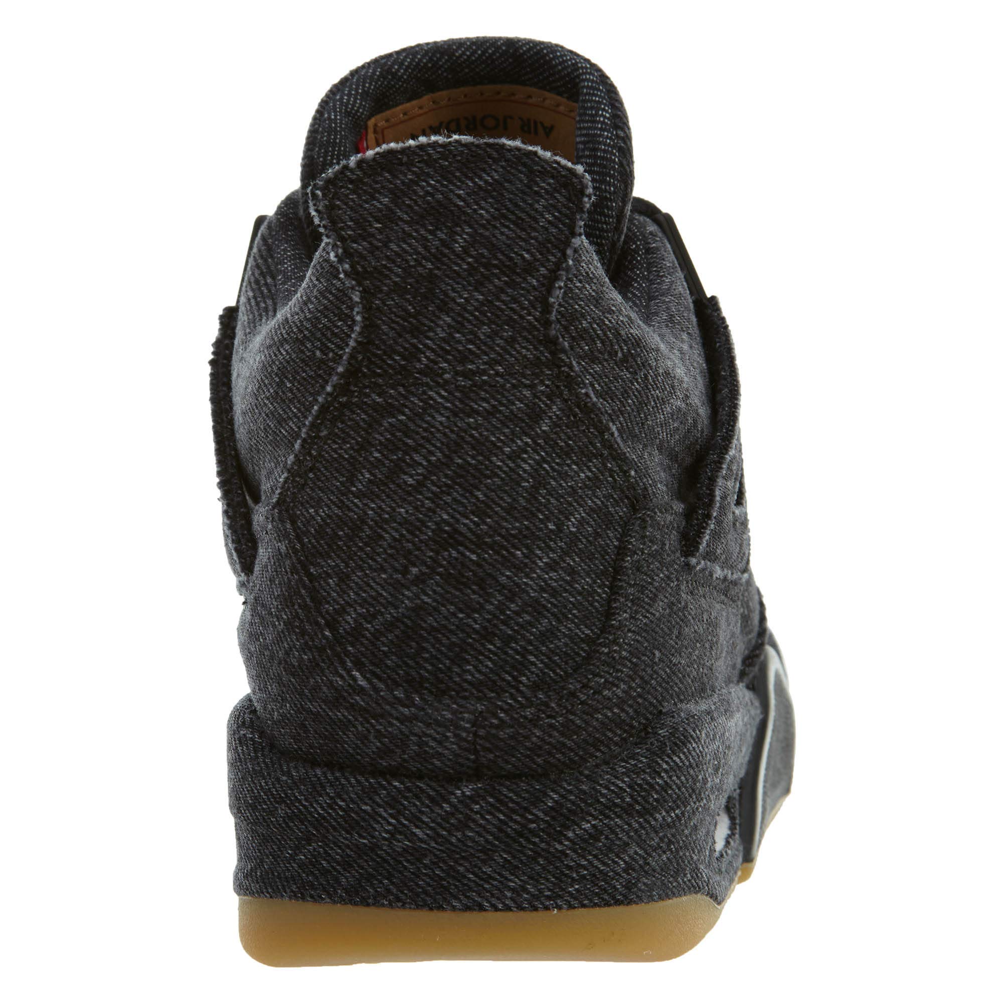 Nike Air Jordan 4 Retro Levi's Black Denim Sneakers - AQ9103-001 - Limited Edition Basketball Shoes for Men & Women - Perfect for Streetwear Fashion and Sneaker Collectors