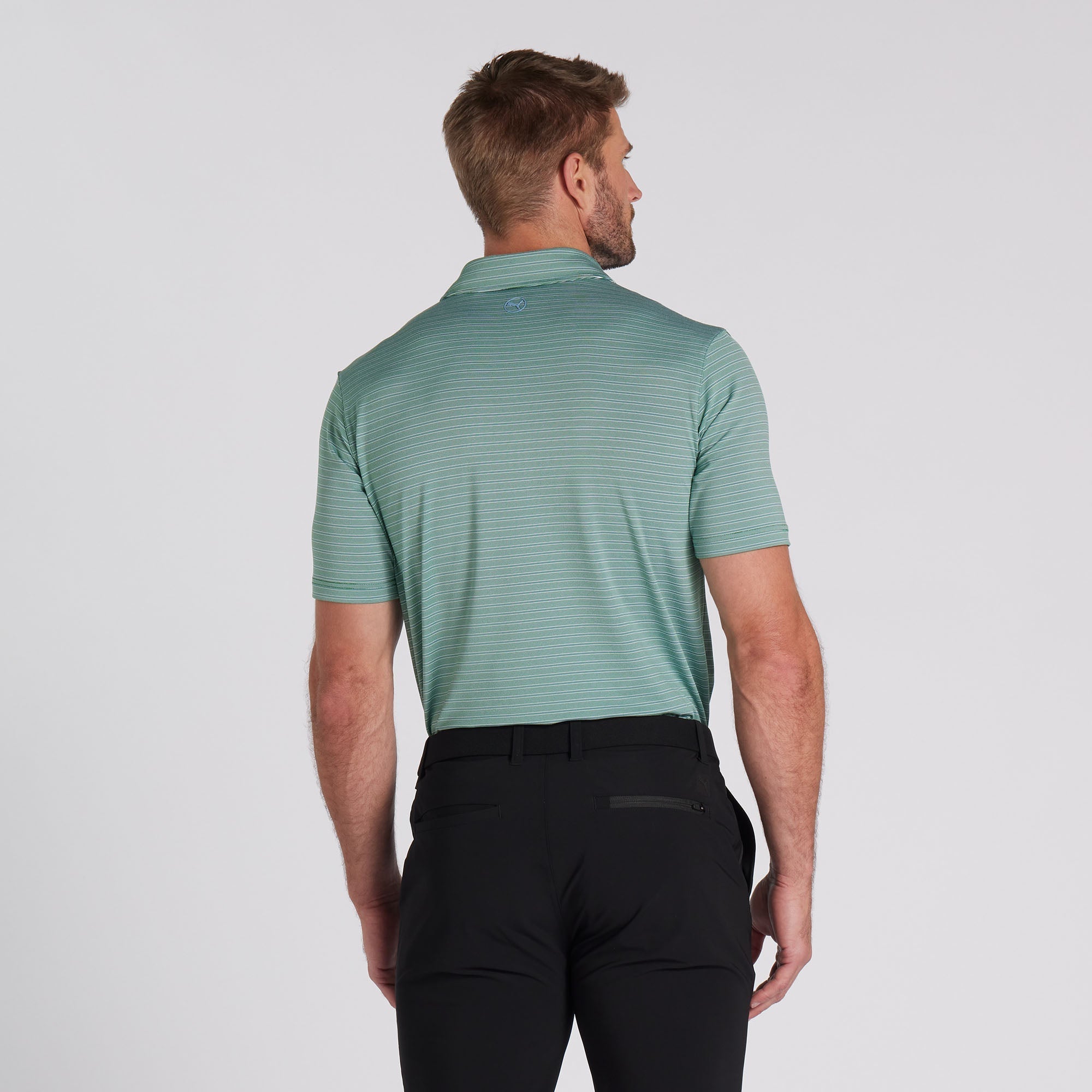 MATTR Bay Men's Golf Polo Shirt - Moisture Wicking, UV Protection & Breathable for Golf, Tennis & Outdoor Sports