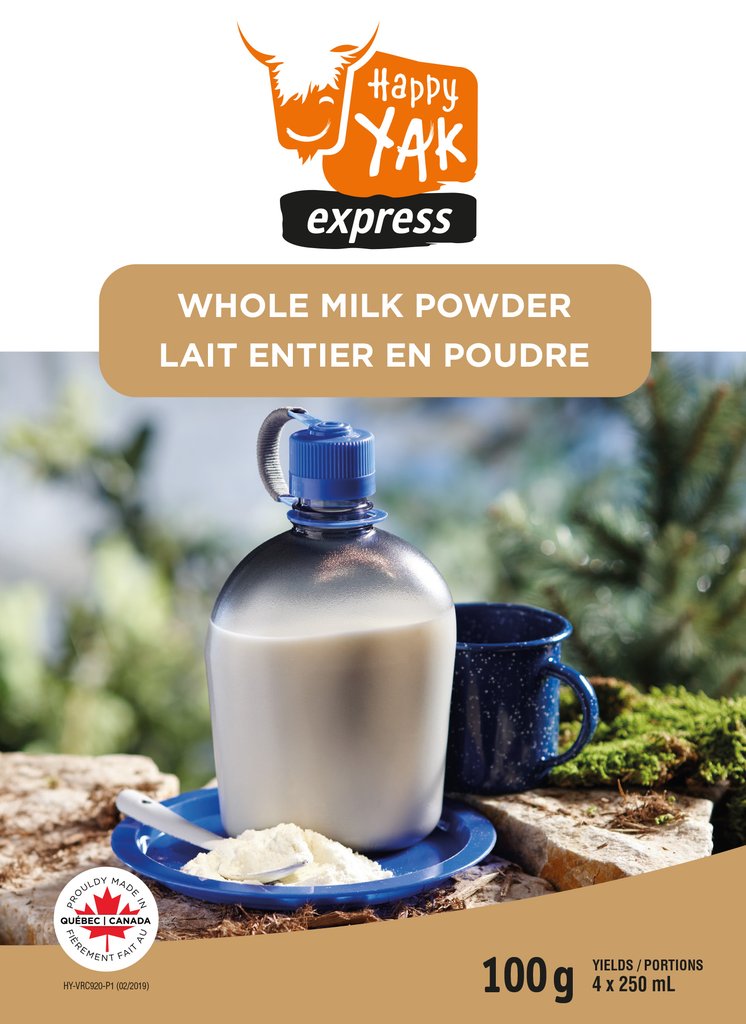 Happy Yak Whole Milk Powder - 100% Pure, Non-GMO, Rich in Calcium & Vitamins - Perfect for Baking, Coffee Creamer, and Healthy Smoothies