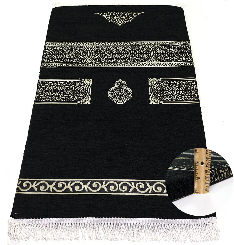 Premium Foldable Foam Islamic Prayer Mat - Portable Mecca Inspired Prayer Rug for Muslim Worship, Home & Travel Use