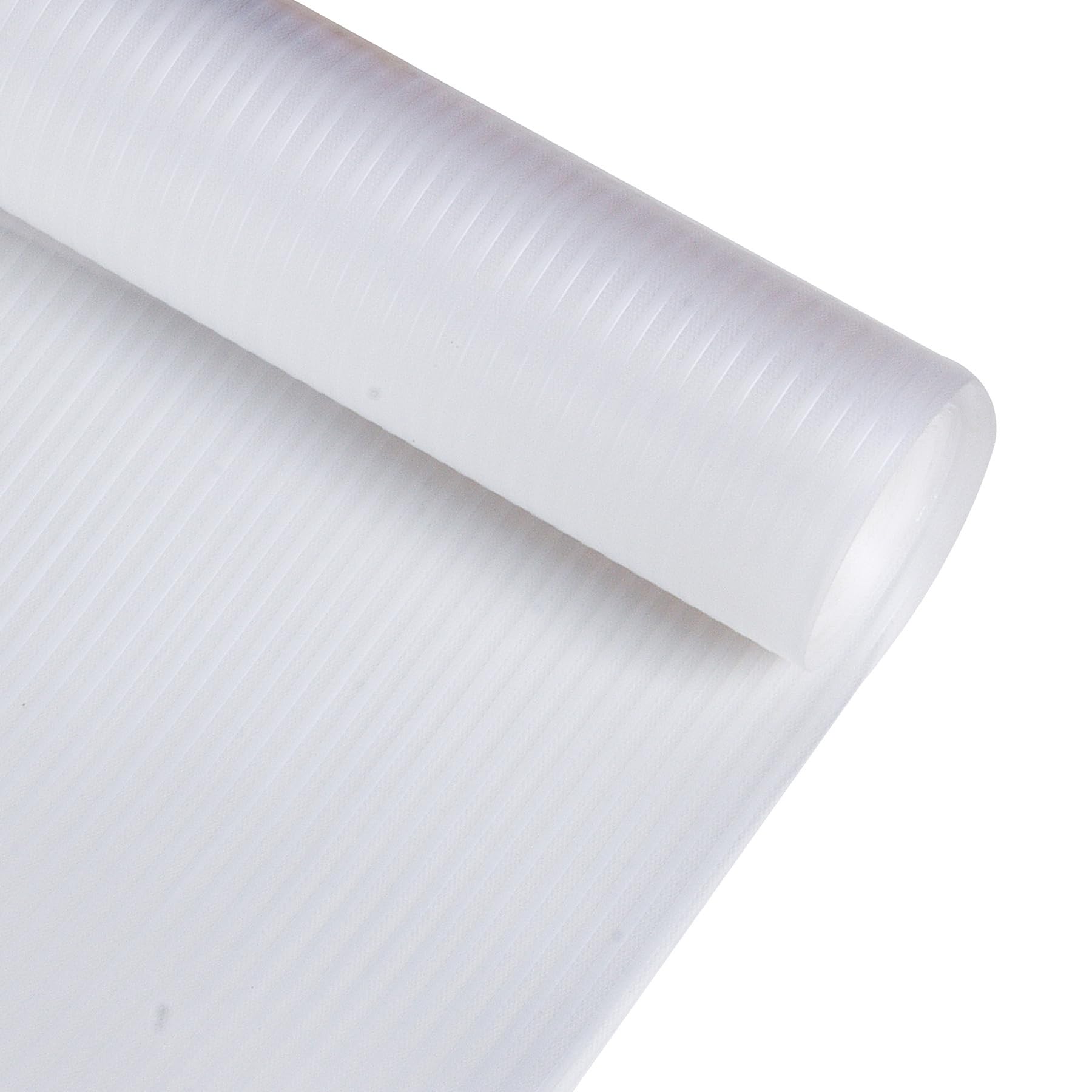 Kuber Industries PVC Shelf Liner - Non-Slip Kitchen Cabinet & Drawer Protector Mat - Self-Adhesive, Durable, Easy to Clean (1.5 Meters, White) - Perfect for Organizing Pantry, Bathroom, and Office Storage