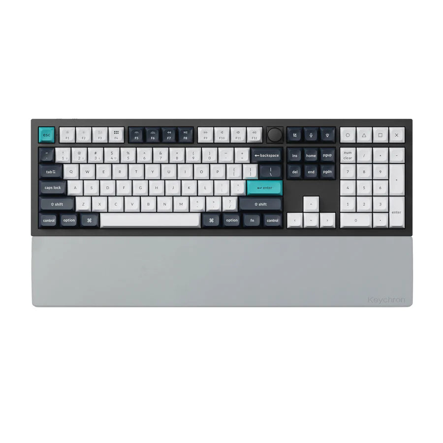 Keychron Ergonomic Silicone Wrist Rest for Keyboards - Comfortable Typing Support for Office, Gaming & Home Use