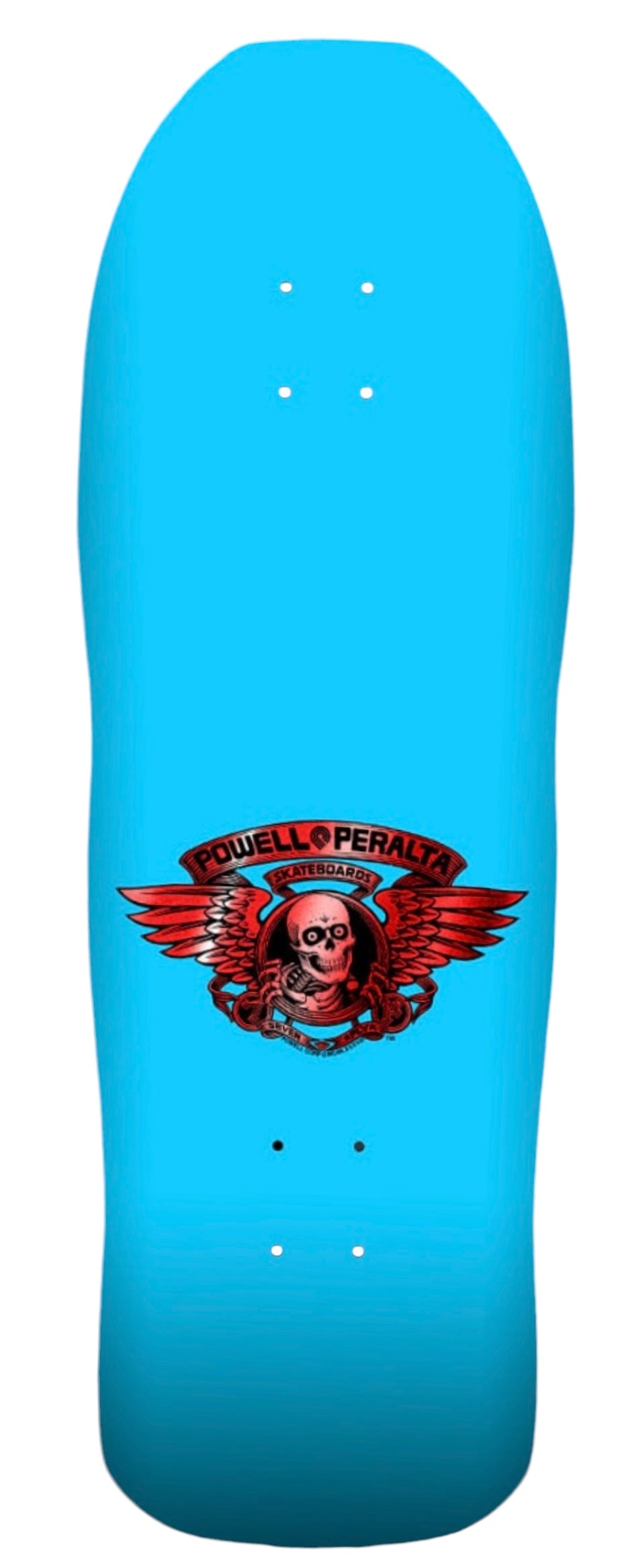 Powell Peralta Mike Vallely BUG Skateboard Deck - Blue with Red Foil Design | Professional Street Skateboard for Adults & Teens | Perfect for Tricks, Commuting & Skate Parks