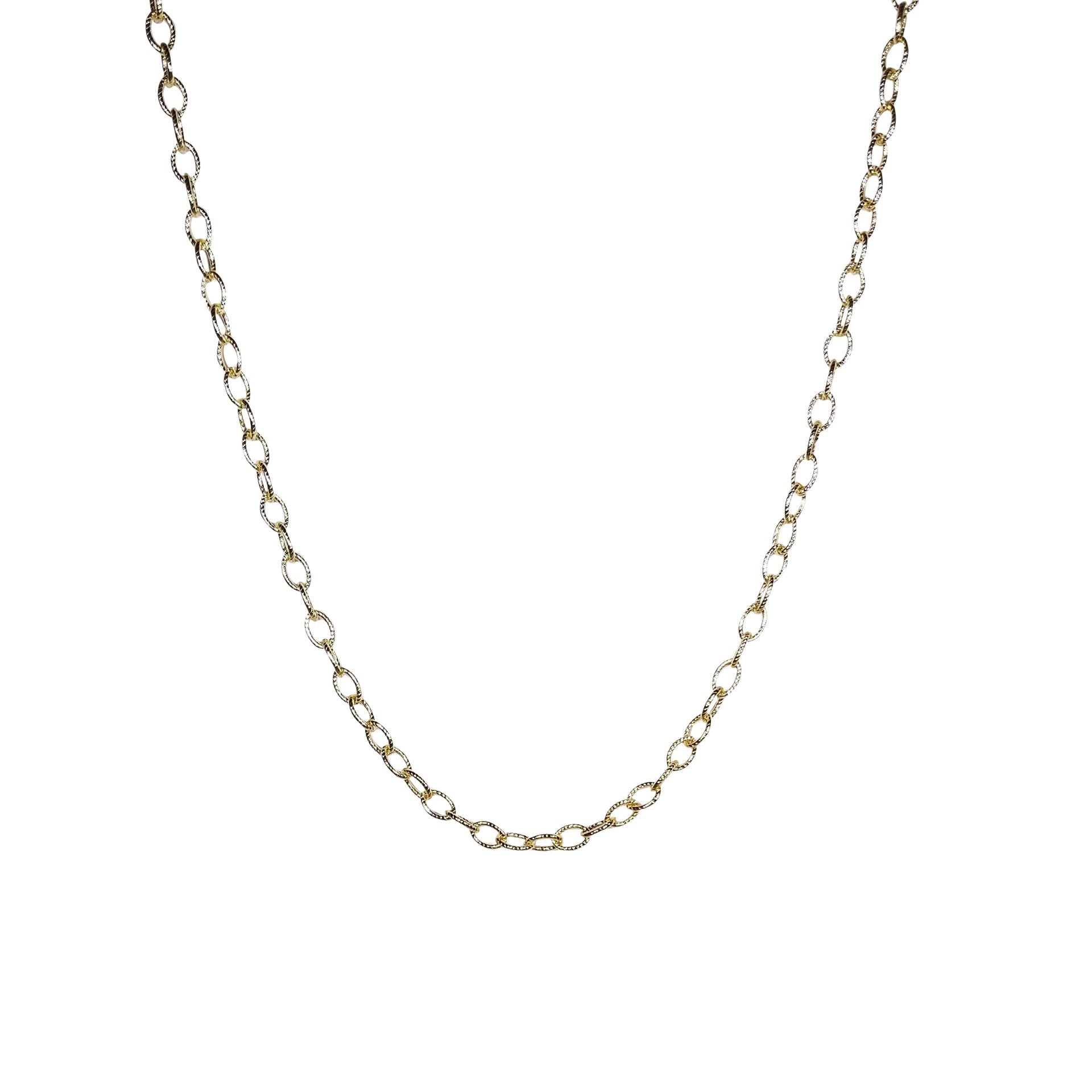 Jane Win Mini Twist Link Chain Necklace - Dainty Gold Layering Necklace for Women, Elegant Everyday Jewelry Gift - Perfect for Office, Date Night & Special Occasions