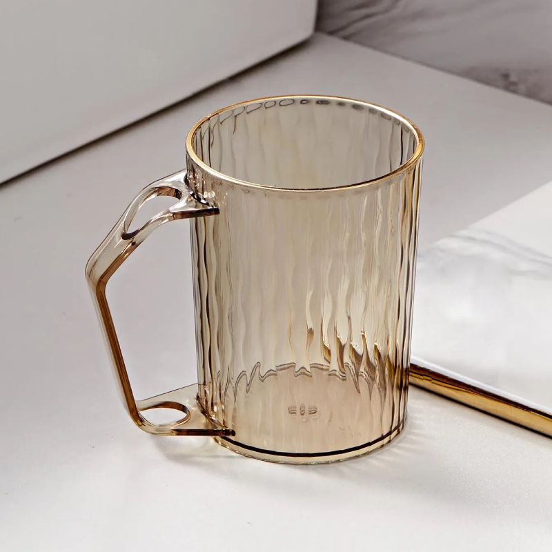 Ripple Aura Toothbrush Holder - Modern Bathroom Organizer for Electric & Manual Toothbrushes - Perfect for Countertop, Vanity, or Travel Use