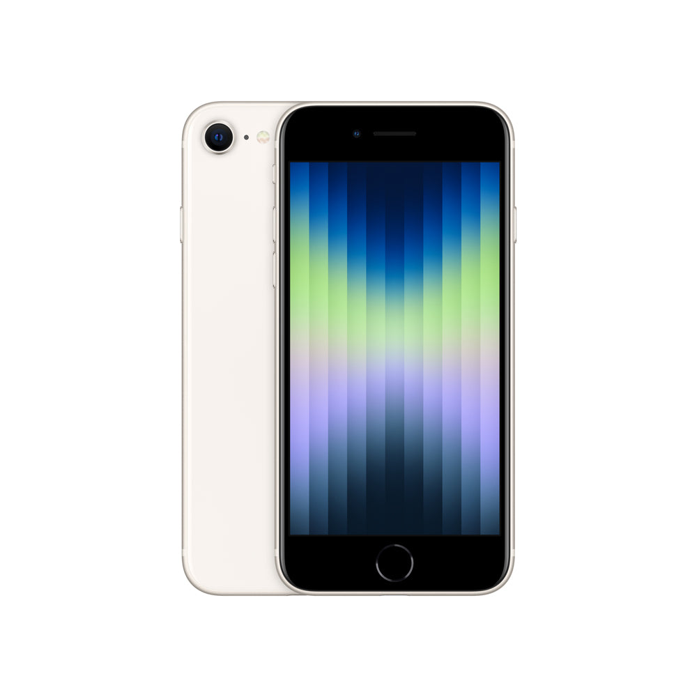 Apple iPhone SE (3rd Gen) 64GB Starlight - Unlocked Smartphone for Calls, Gaming & Photography | Perfect for Work, Travel & Everyday Use