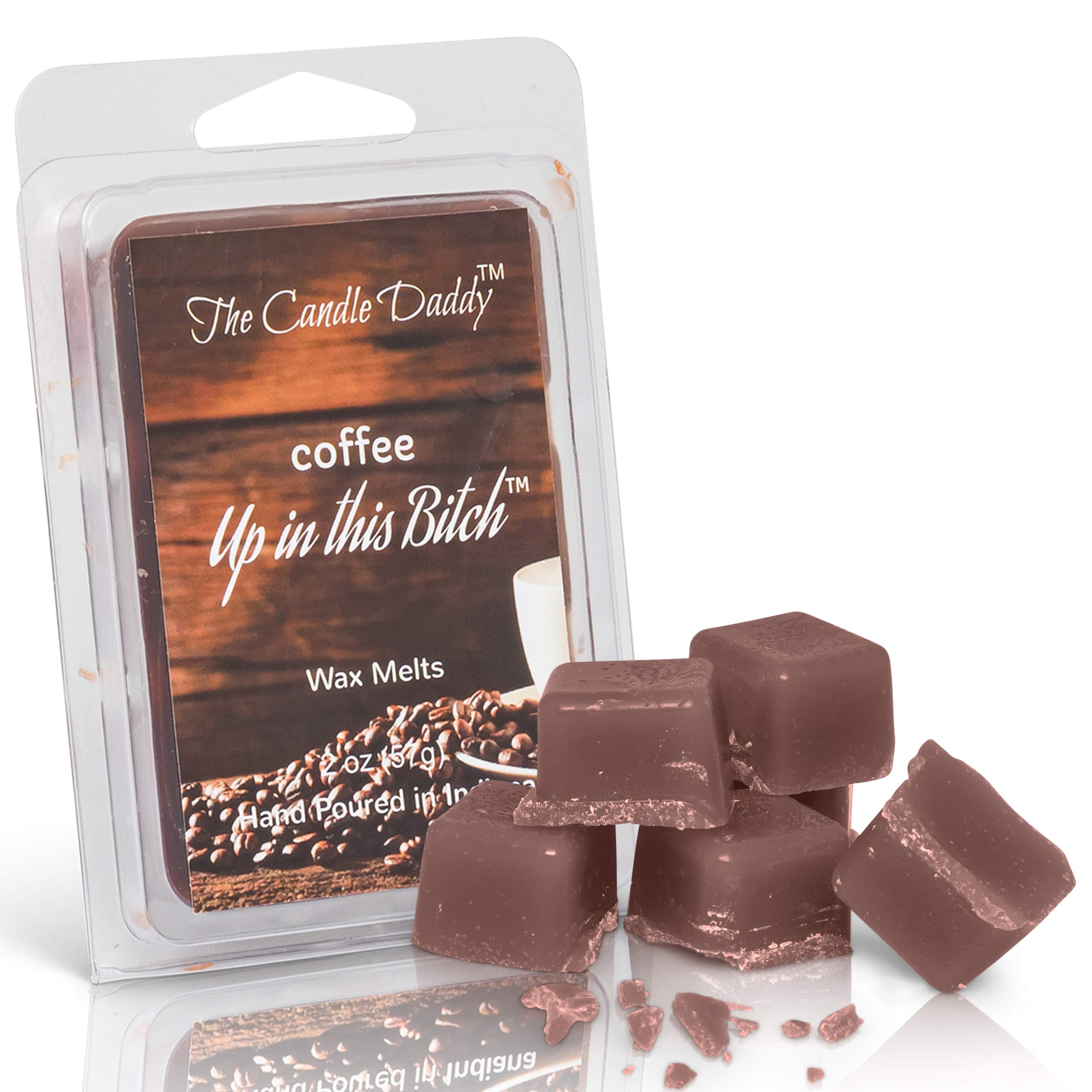 Funny Coffee Scented Candles & Wax Melts - 2x6oz + 3x2oz - Home & Office Decor