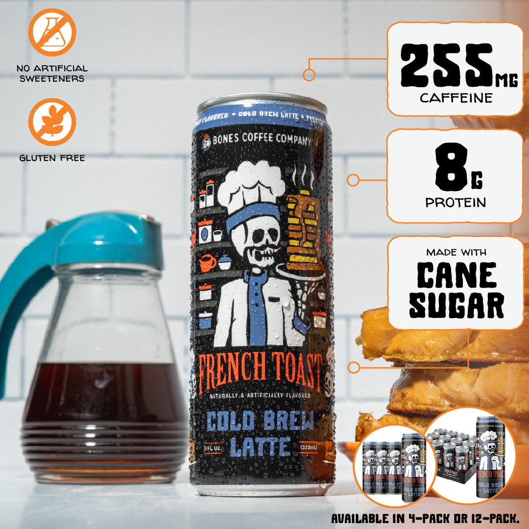 French Toast Cold Brew Latte - Sweet & Creamy Coffee Drink for Breakfast, Dessert & Relaxation | Perfect for Home, Office & Cafes