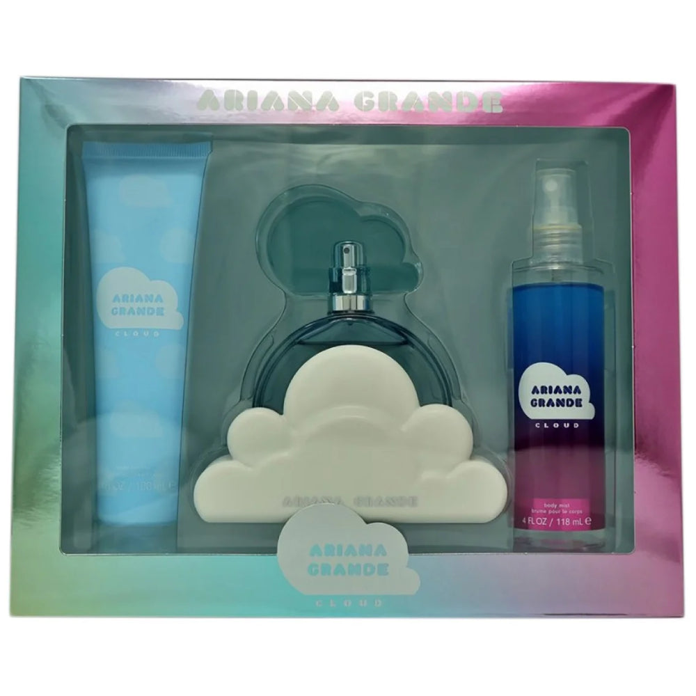 Ariana Grande Cloud Women's Perfume Gift Set - 3 Piece Fragrance Collection for Her | Perfect for Birthdays, Anniversaries & Special Occasions