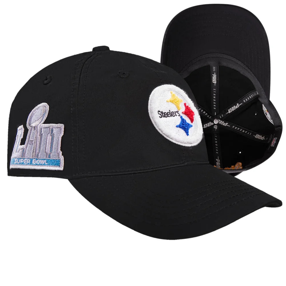 Pro Standard Pittsburgh Steelers Unisex Mashup Strapback Classic Hat - NFL Football Fan Gear for Men & Women - Perfect for Game Day, Tailgating & Casual Wear