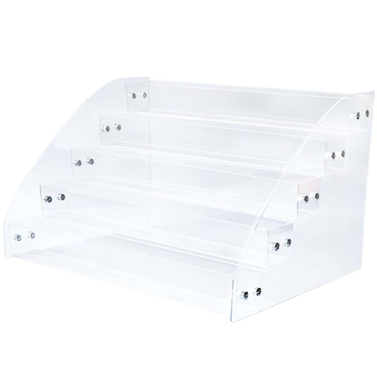 Acrylic Nail Polish Organizer - 24 Bottle Wall Mount Display Rack for Salon & Home Use | Perfect for Nail Artists & DIY Enthusiasts