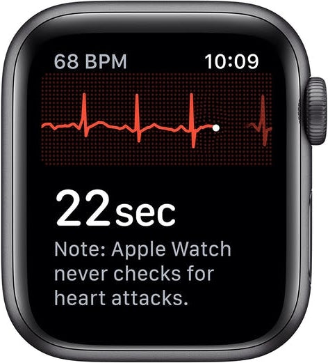 Refurbished Apple Watch Series 5 GPS + Cellular 44mm - Like New Condition | Smartwatch for Fitness Tracking, Notifications & Calls | Perfect for Workouts, Daily Wear & Tech Enthusiasts
