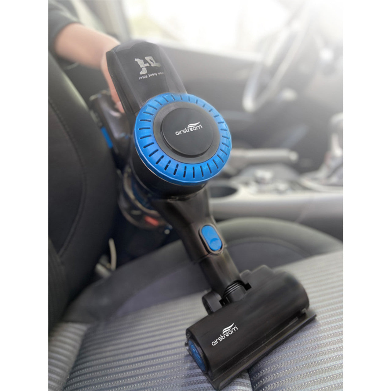 Airstream Cordless Stick Vacuum Cleaner - Lightweight & Powerful for Hardwood Floors, Carpets & Pet Hair - Perfect for Home & Office Cleaning