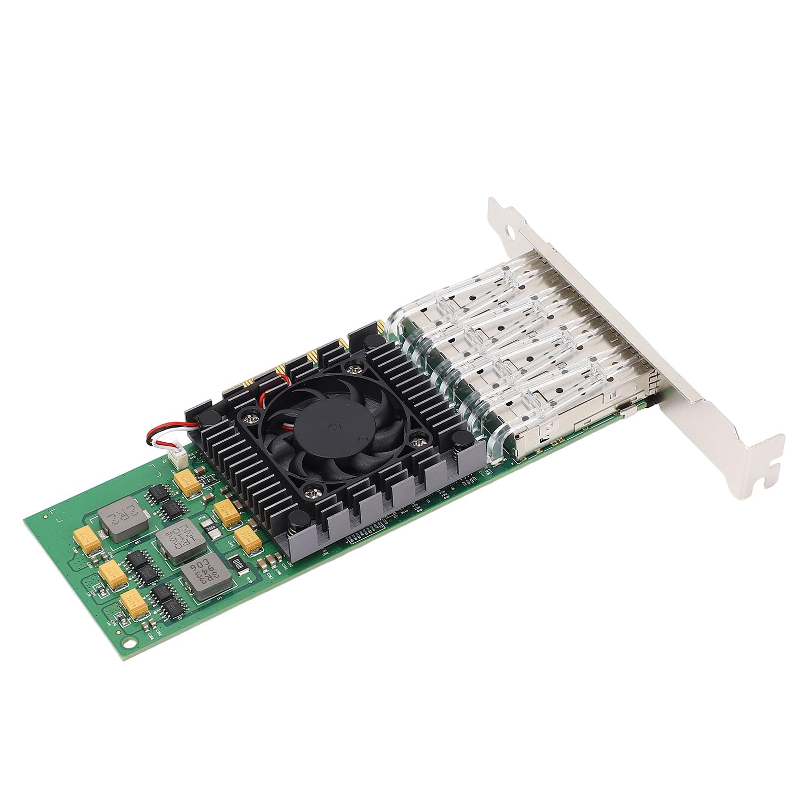 High-Speed BCM57840 PCIe X8 Network Card - Quad SFP28 & LC Fiber Port 10Gbps Ethernet Server Adapter for Data Centers, Cloud Computing, and High-Performance Networking