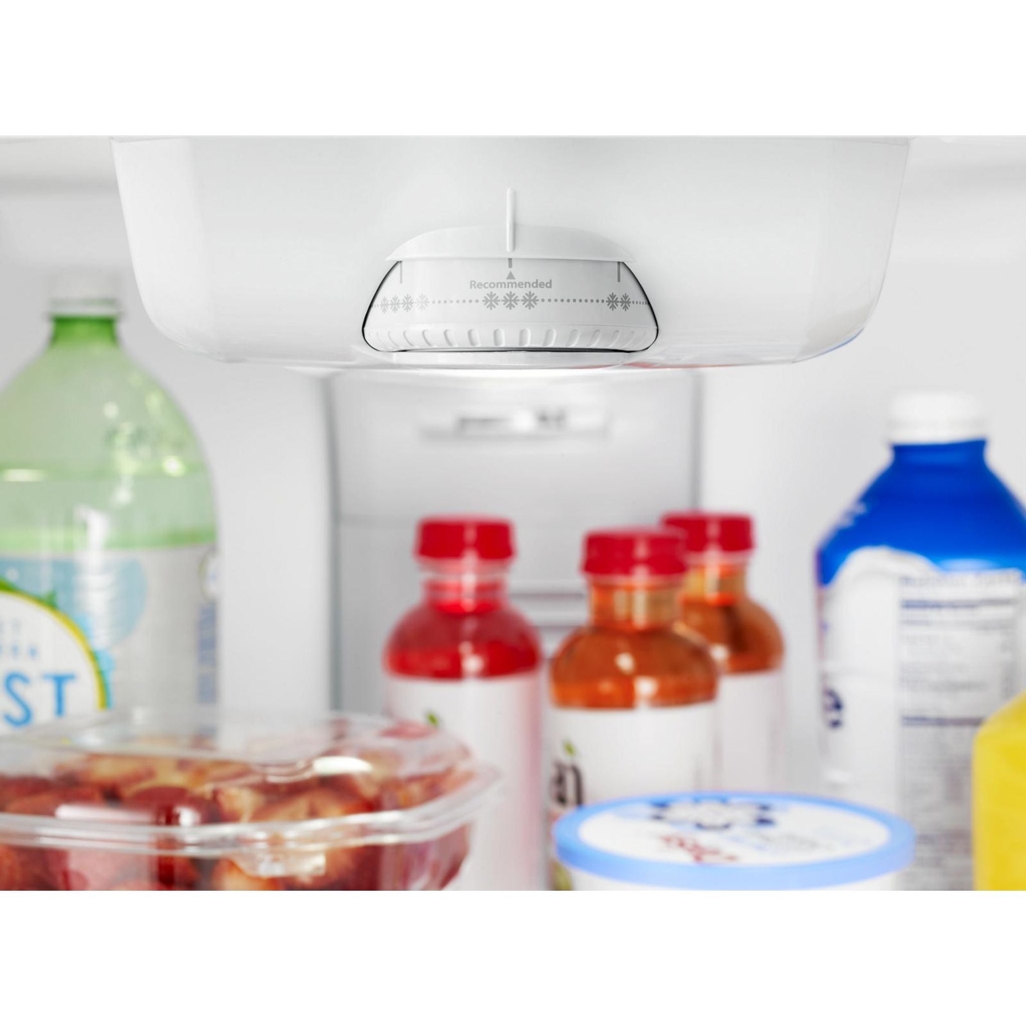 Whirlpool Top Mount Refrigerator - 21.8 Cu. Ft. Energy Star Certified (WRT541SZHV) Black Stainless Steel - Perfect for Kitchens, Apartments & Small Spaces