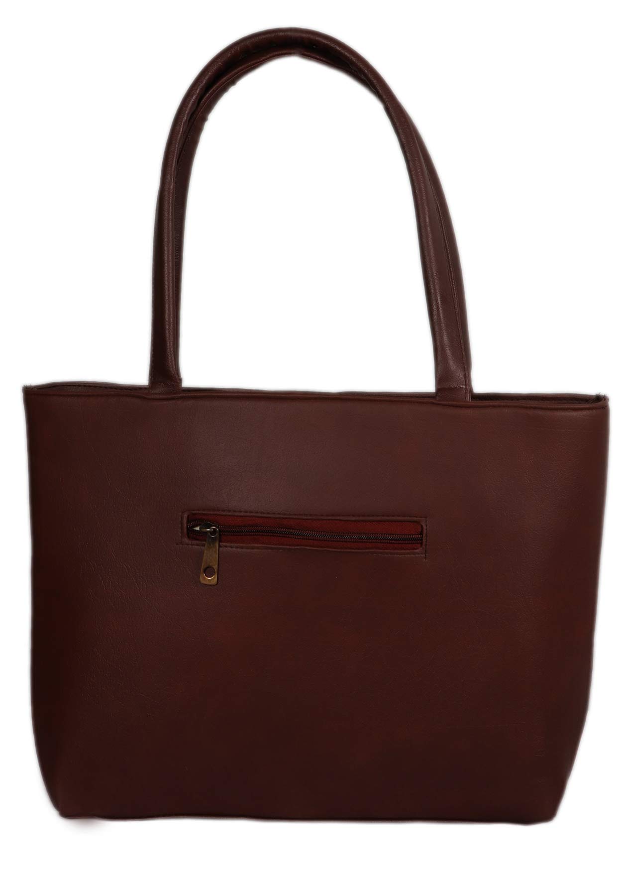 DN DEALS Women's Handbag - Genuine Leather Crossbody Purse with Adjustable Strap, Dark Brown - Perfect for Work, Travel & Everyday Use