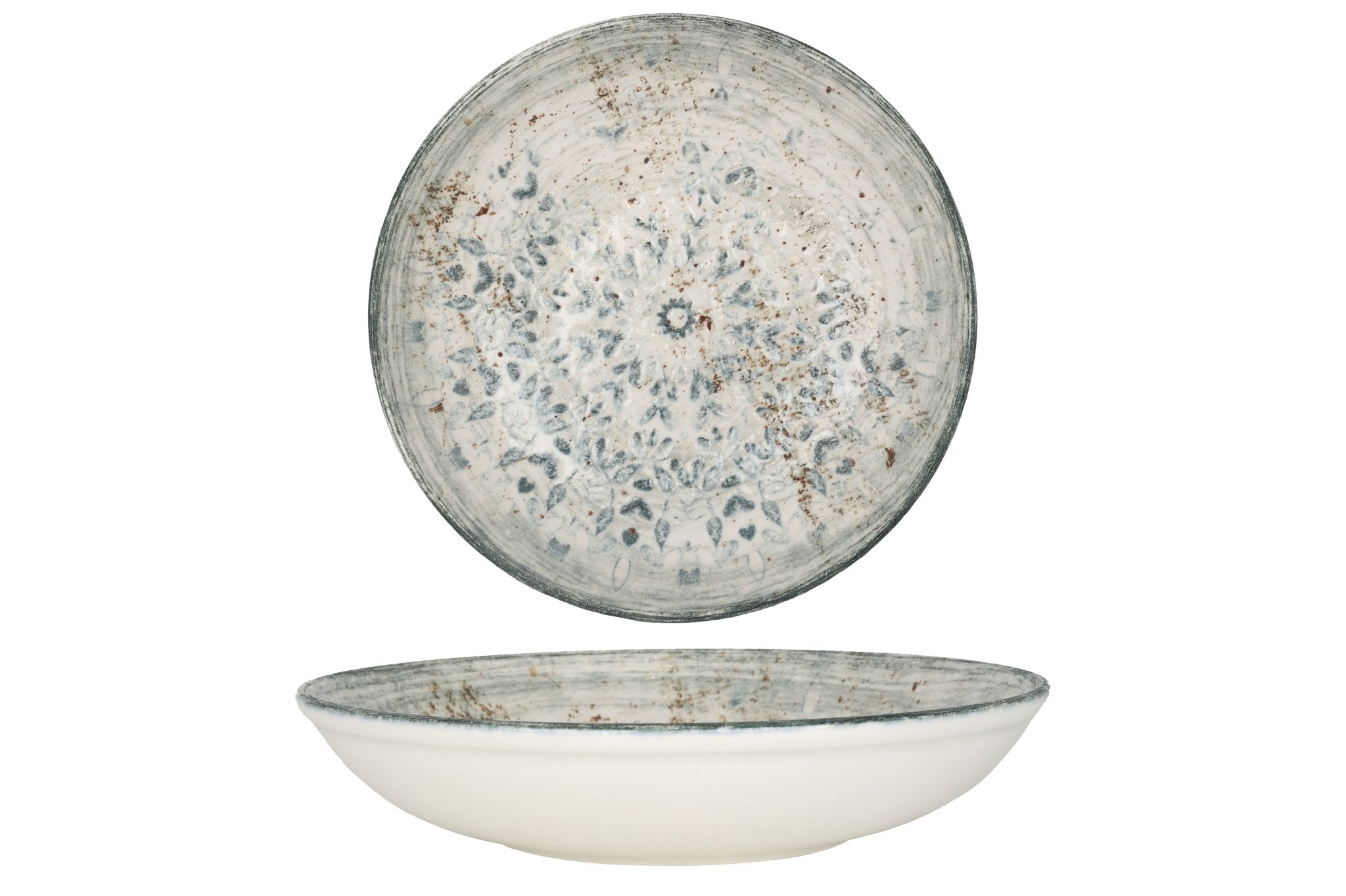 24-Piece Fade Dinnerware Set - Elegant Stoneware Plates, Bowls & Mugs for Everyday Dining - Perfect for Family Meals, Dinner Parties & Restaurant-Style Presentation