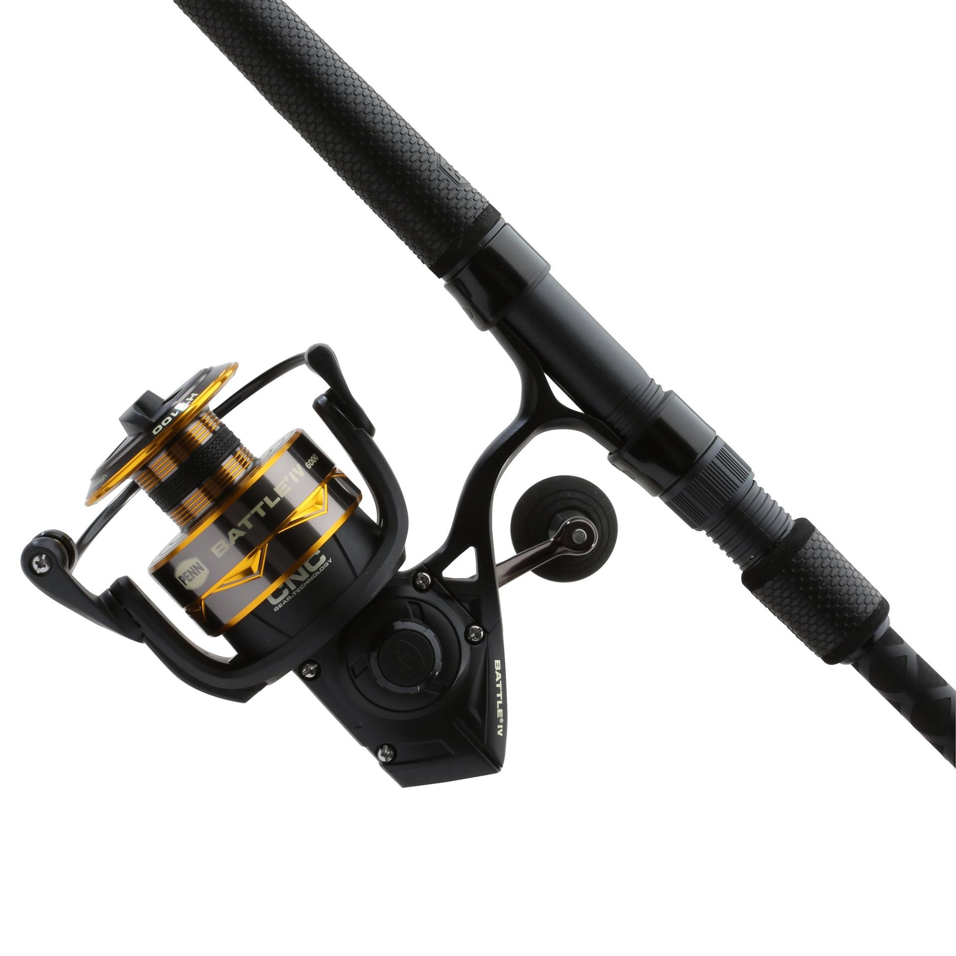 Battle® IV LE Spinning Rod and Reel Combo - Premium Fishing Gear for Freshwater & Saltwater Anglers | Perfect for Bass, Trout, and Offshore Fishing Adventures