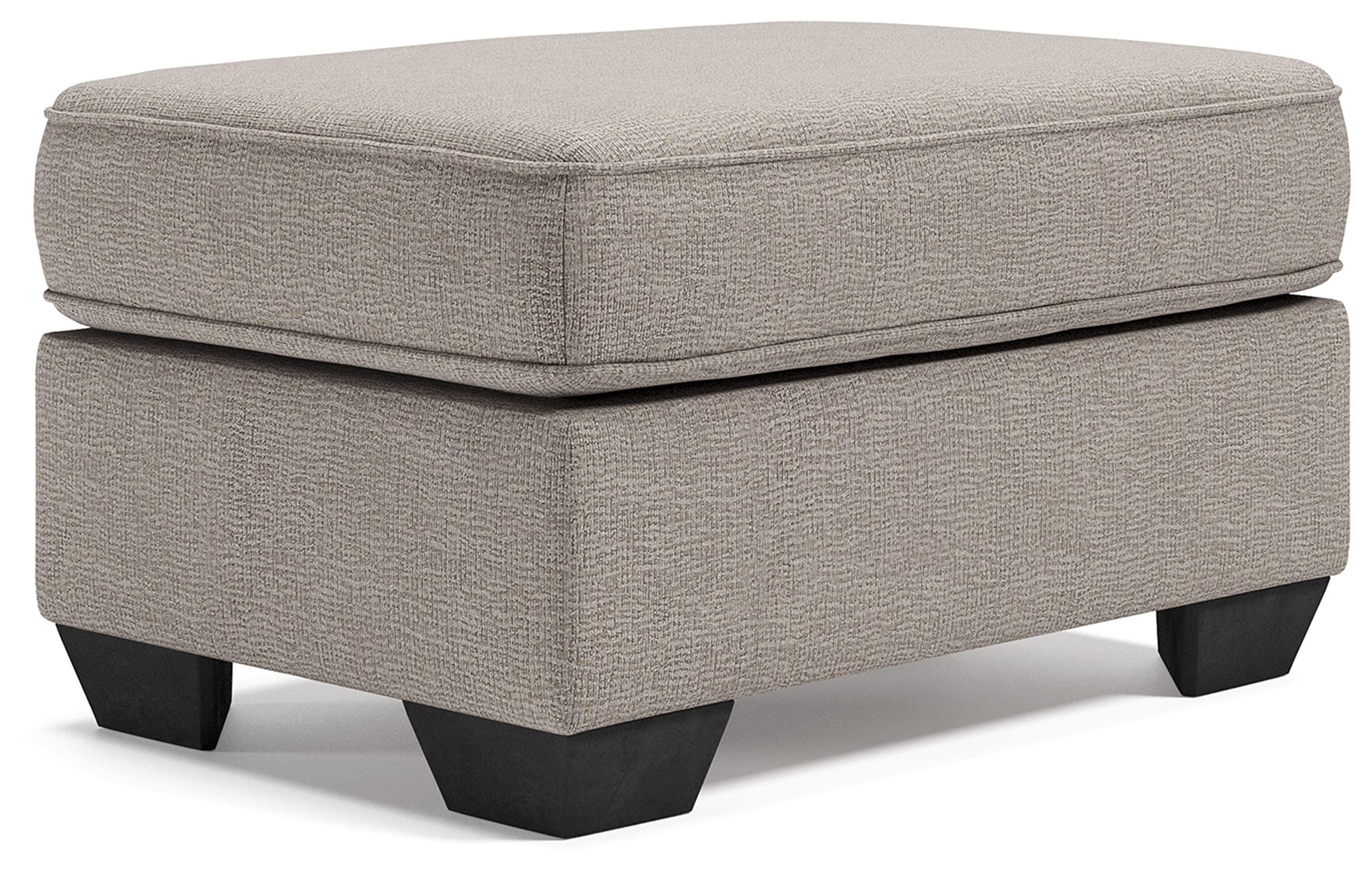 Signature Design by Ashley Greaves Modern Accent Ottoman - Gray Storage Bench for Living Room, Bedroom & Entryway | Stylish Footrest & Extra Seating