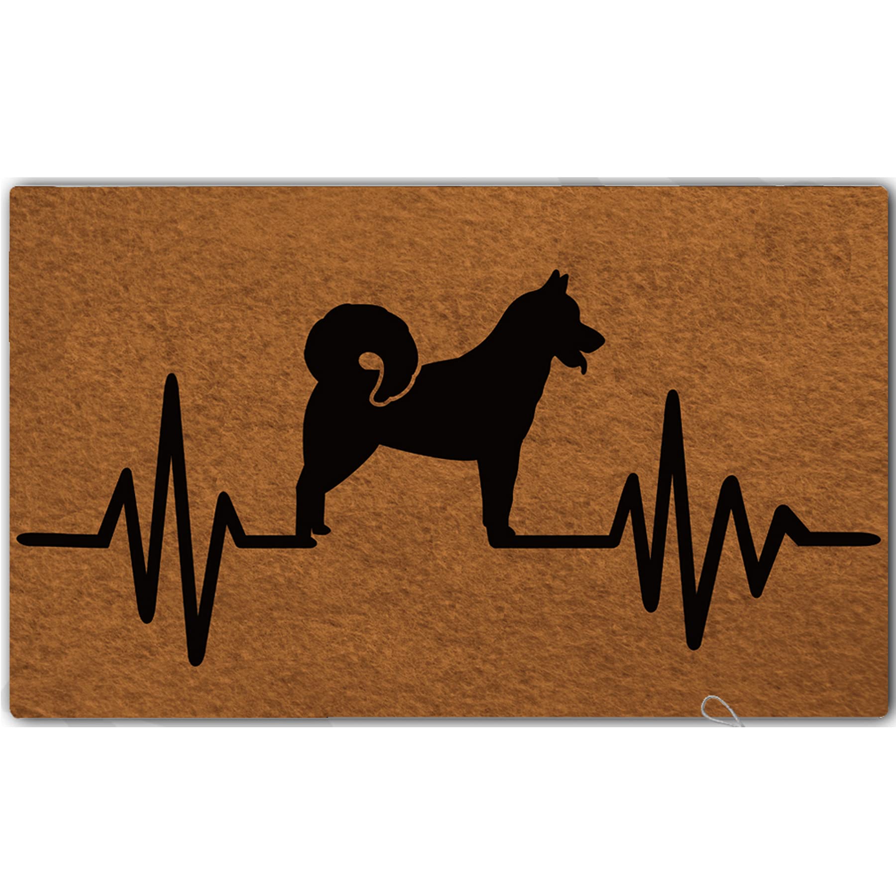 Funny Greenland Dog Welcome Doormat - 30x18 Inch Non-Slip Entrance Floor Mat for Home, Machine Washable Non-Woven Fabric - Perfect for Front Door, Porch, Mudroom & Pet Areas