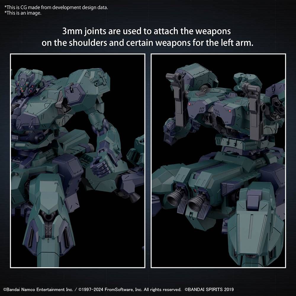 Bandai 30 Minutes Missions 30MM 1/100 Balam Industries BD 011 Melander (Liger Tail Ver.) Armored Core VI Model Kit - Perfect for Collectors & Tabletop Gaming Scenes