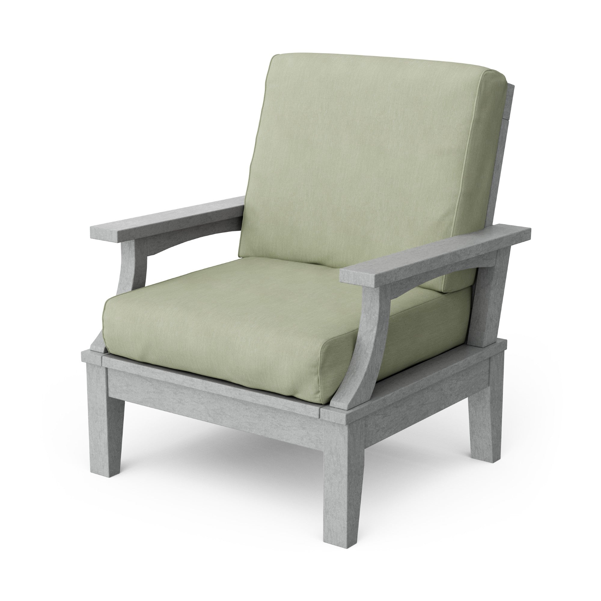 Heritage Deep Seating Patio Chair with Weather-Resistant Cushions - Outdoor Lounge Furniture for Garden, Poolside & Backyard Relaxation