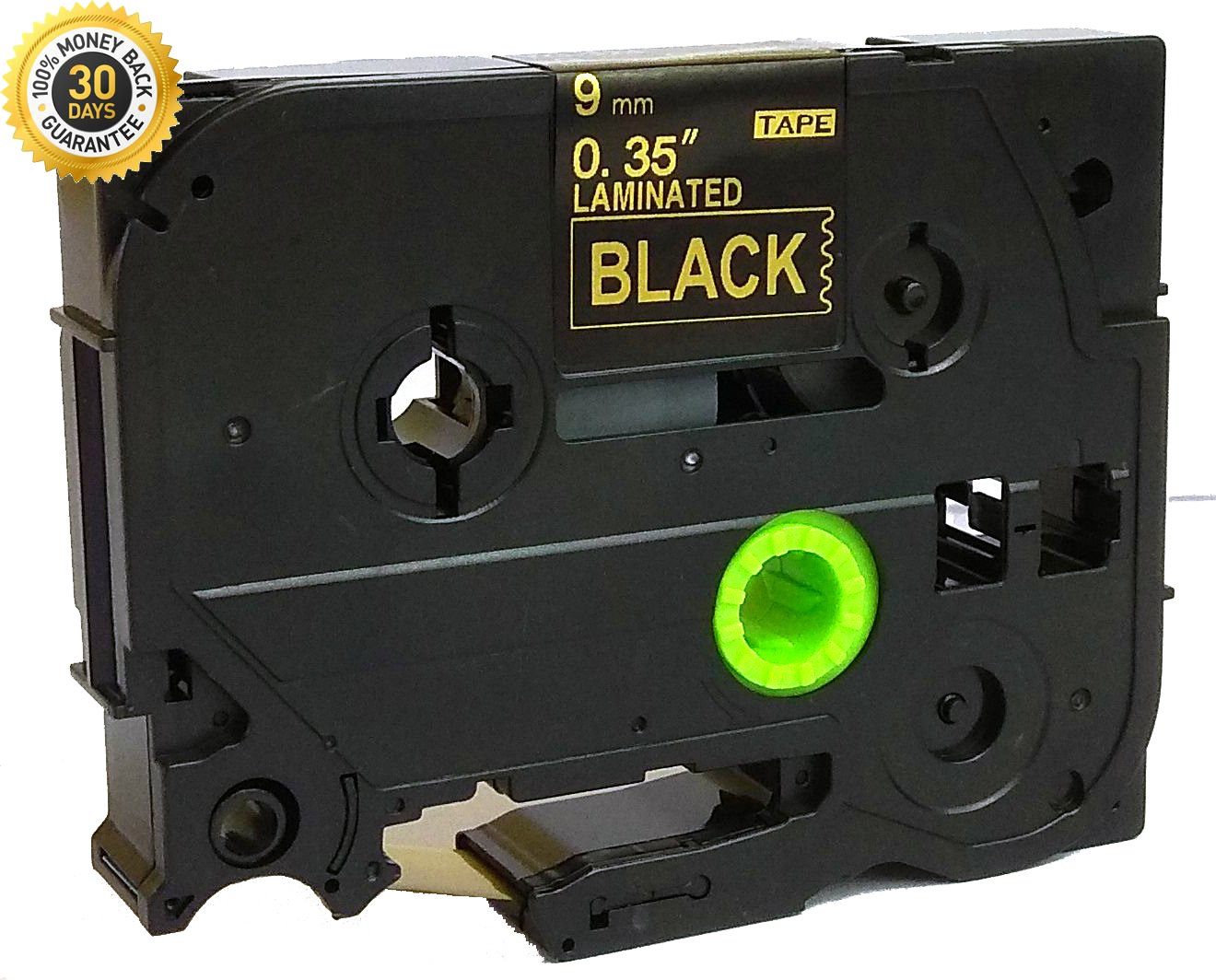 NEOUZA 5PK Brother P-Touch Compatible Label Tapes - 9mm x 8m Laminated Cartridge (White/Black, Gold/Black, Black/Silver, Blue/White, Red/White) | For Office Organization, Home Labeling & Craft Projects