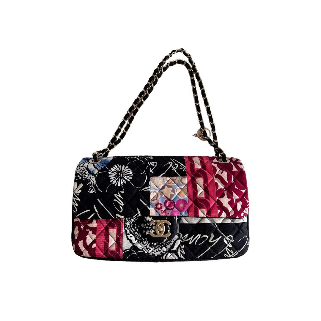 Chanel Quilted Patchwork Classic Flap Bag - Luxury Designer Handbag for Women | Perfect for Parties, Weddings & Special Occasions