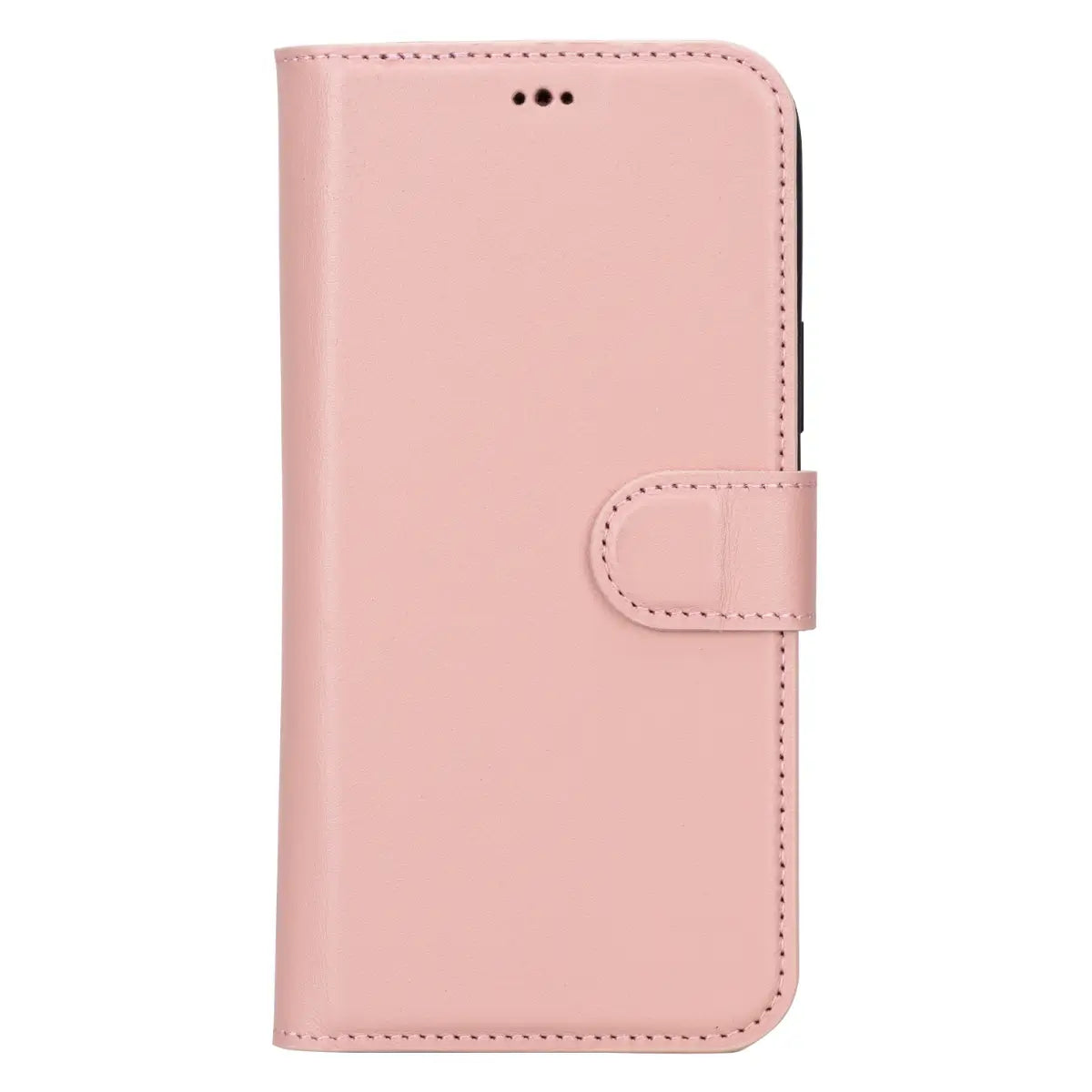 Pink Leather Wallet Case for iPhone 15 Plus - Slim Protective Cover with Card Slots | Perfect for Everyday Use, Travel & Shopping