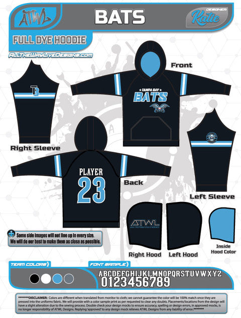 Tampa Bay Bats Hoodie - Official MLB Baseball Sweatshirt for Men & Women - Cozy Fleece Pullover for Game Day, Casual Wear & Outdoor Activities