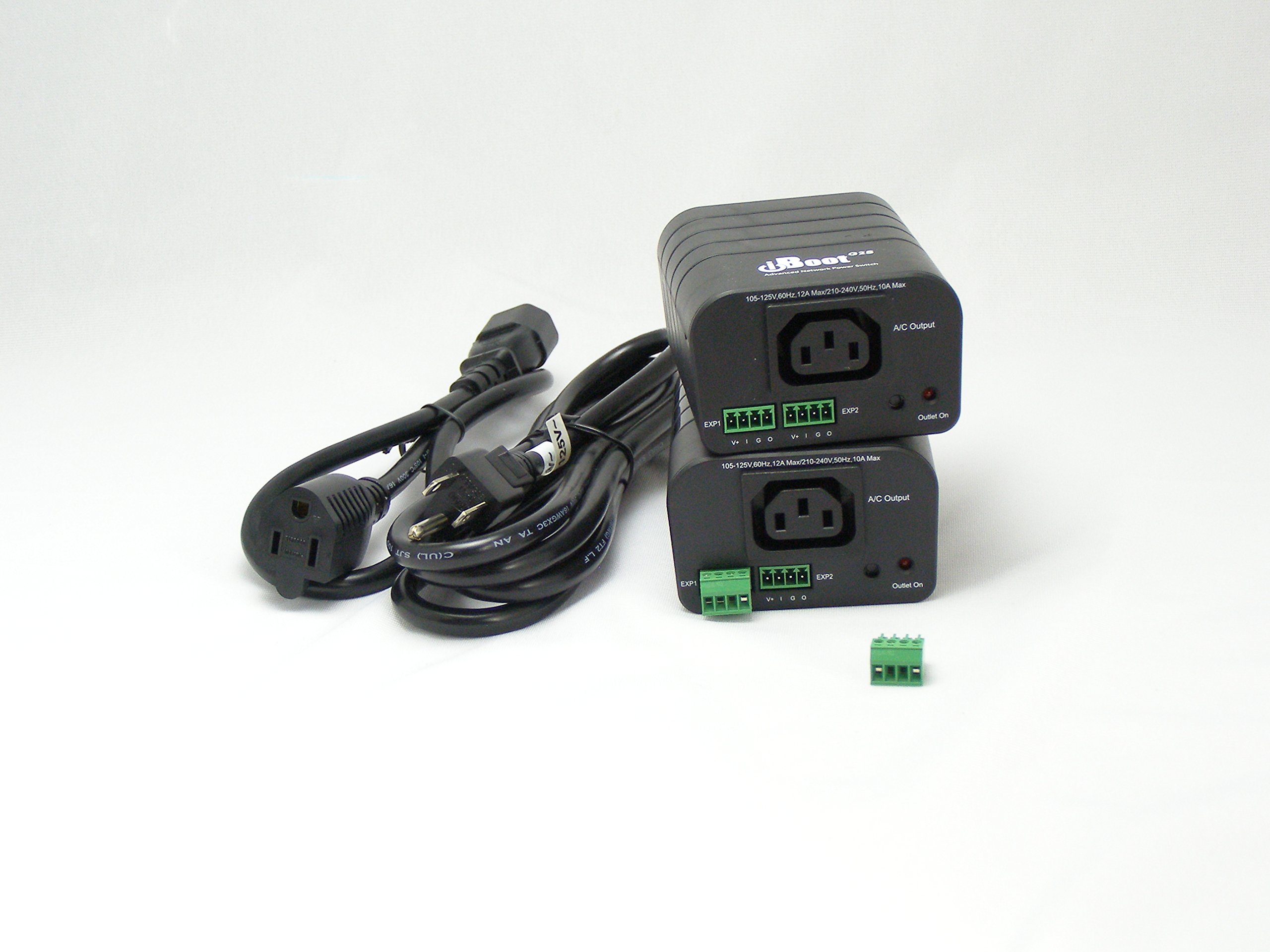 iBoot-G2S Web IP Power Switch - 12 AMPs at 105-125 VAC with Built-in 2 Port Network 10/100 Switch | Cloud Controlled Remote Power Switch for Server Rooms, Data Centers & Smart Home Automation