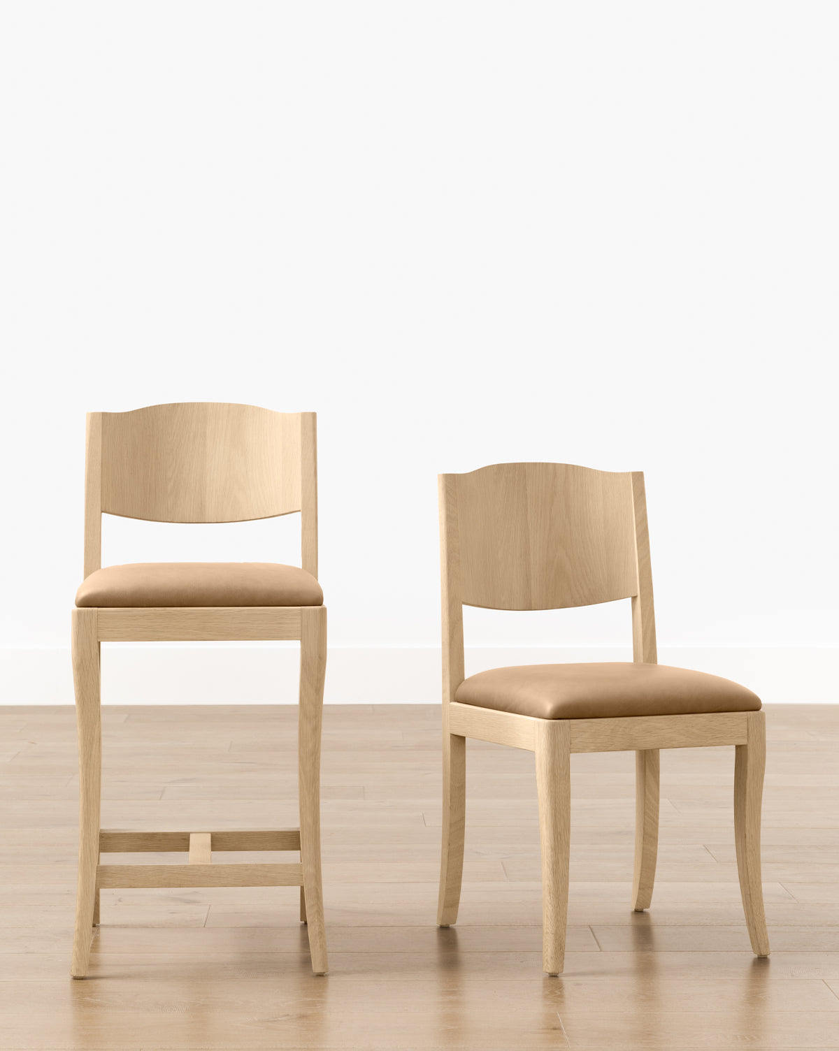 Modern Shepherd Dining Chair - Solid Wood Farmhouse Style Kitchen Chair for Home & Restaurant - Perfect for Farmhouse, Rustic, and Country Style Dining Rooms