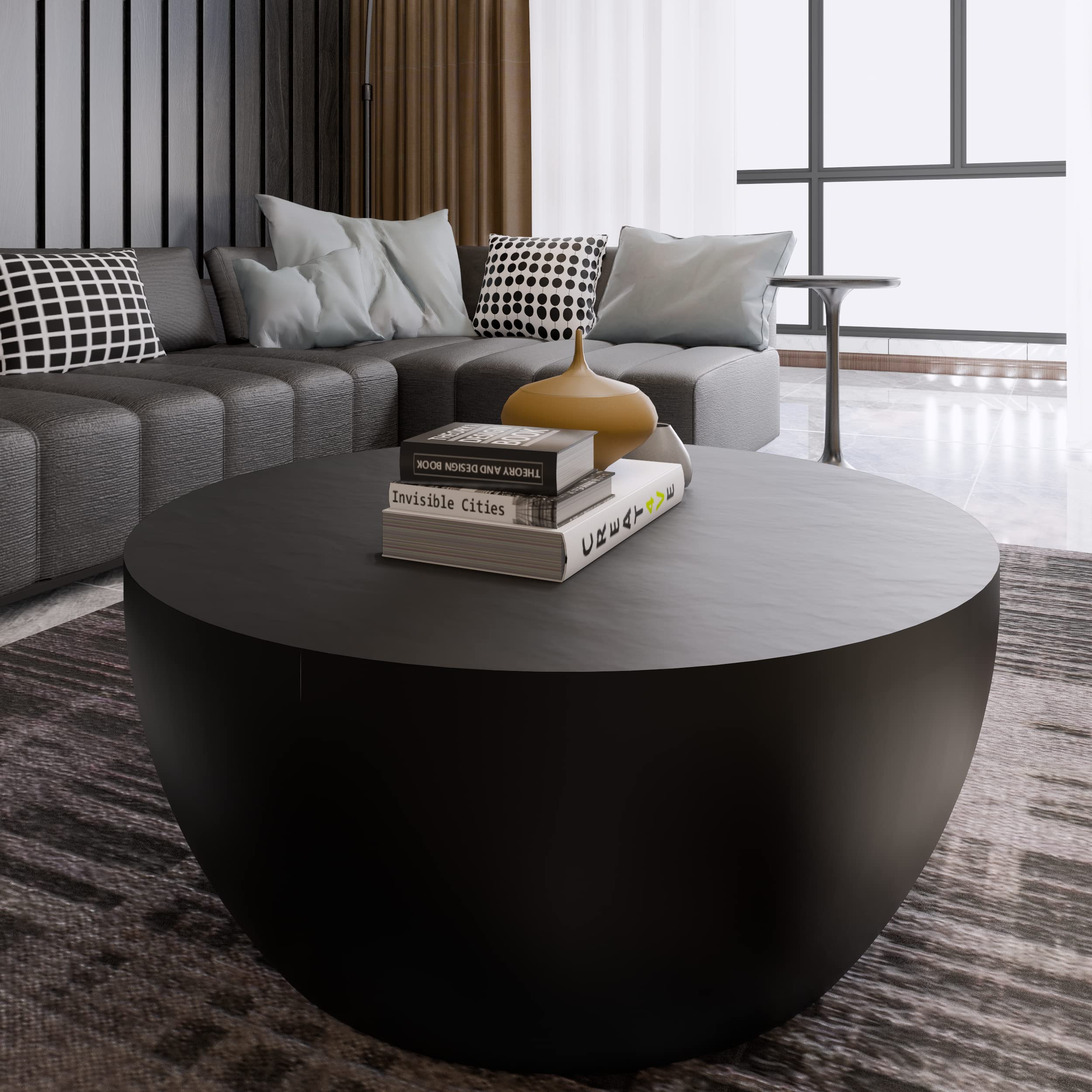 100% Solid Wood Trunk Coffee Table - Rustic Style 9 - Perfect for Living Room, Lounge & Farmhouse Decor