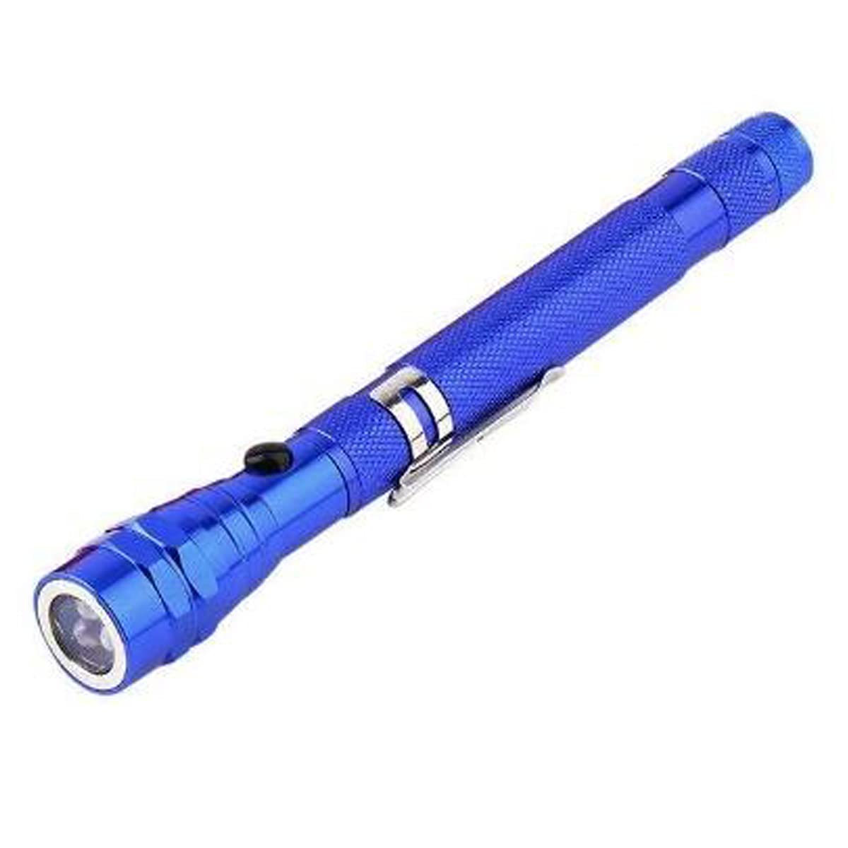 TTSLVS LED Telescoping Magnetic Pickup Tool with Flashlight - Extendable Magnetic Grabber for Mechanics, Electricians & DIY - Perfect for Dropped Screws, Nails & Metal Parts in Hard-to-Reach Areas