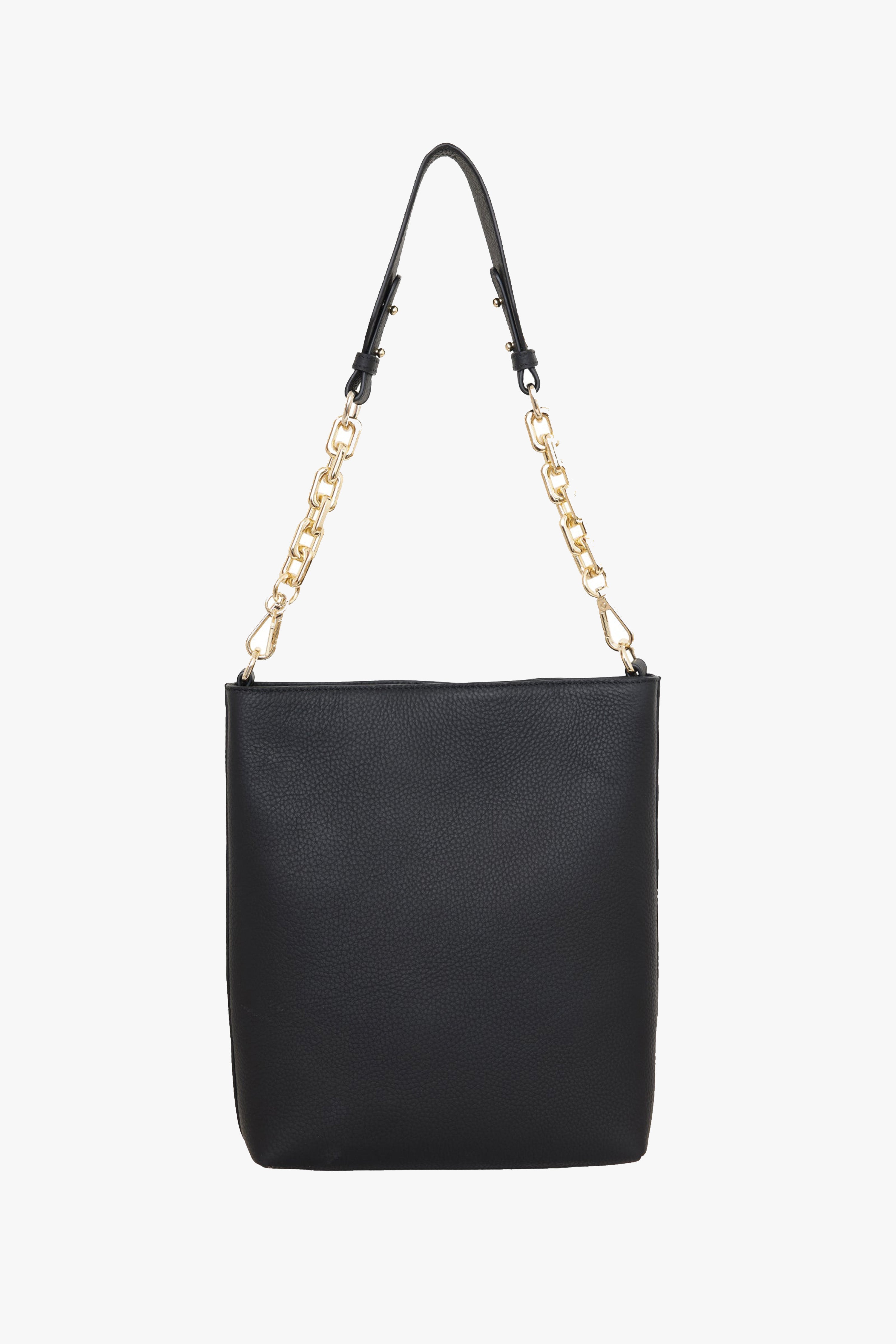 Claudette Black & Gold Crossbody Bag with Chunky Chain Handle - Stylish Purse for Women, Perfect for Parties, Dates & Everyday Use