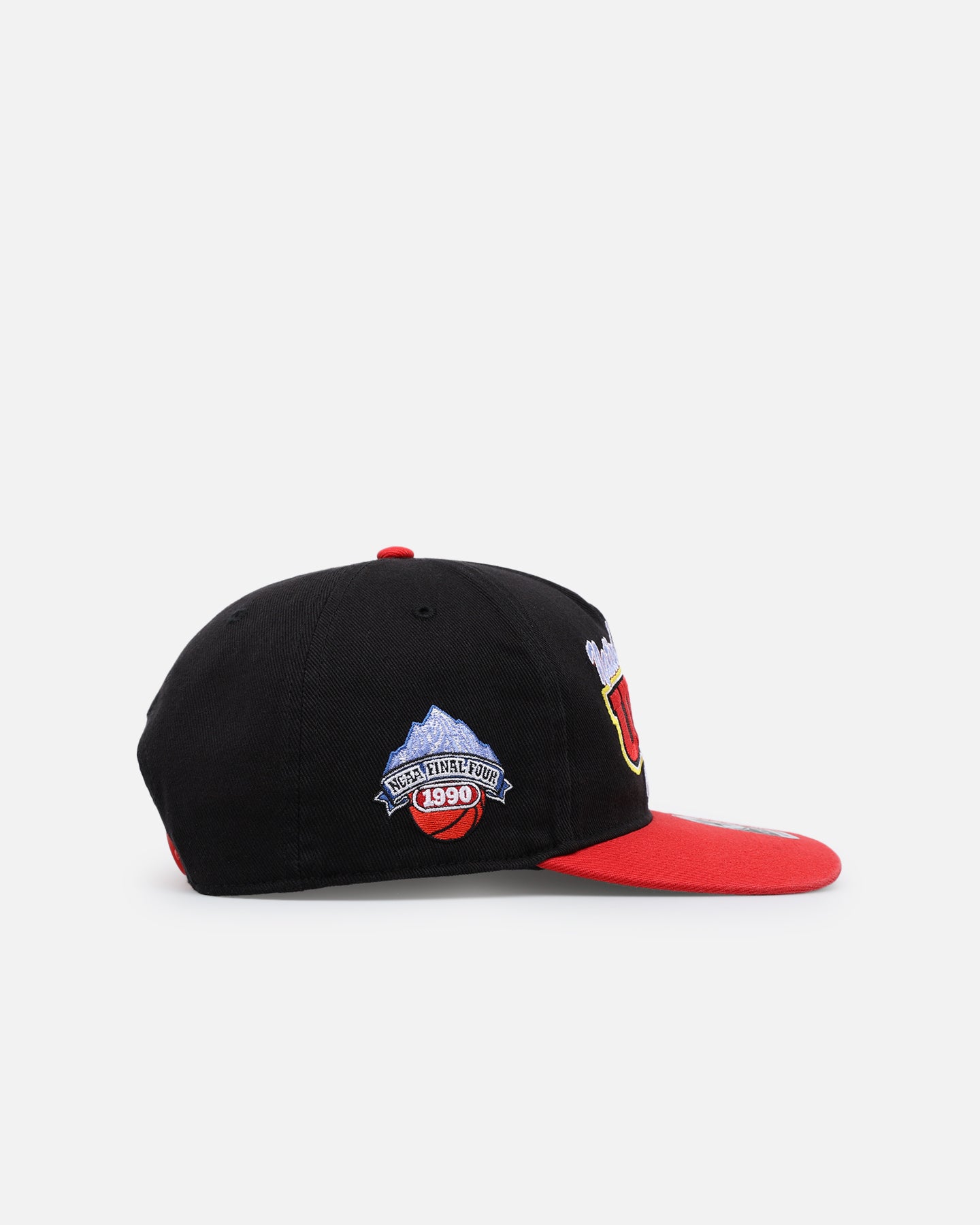 47 Brand UNLV 1990 Hitch RF Snapback Hat - Black/Red Adjustable Baseball Cap for Men & Women - Perfect for Sports Fans, Casual Wear and Street Fashion