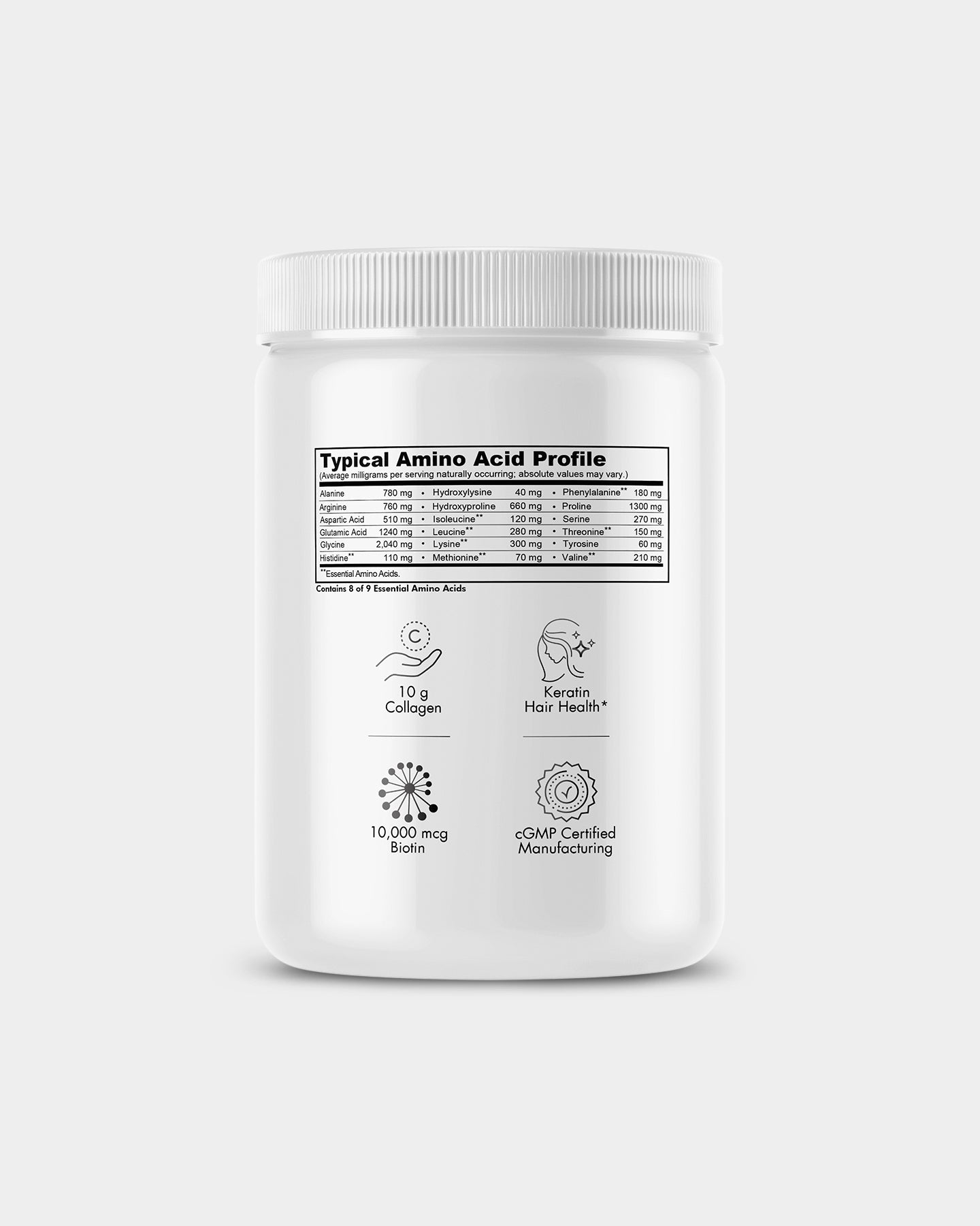 Premium Marine Collagen Peptides Powder by Codeage - Hydrolyzed for Better Absorption, Supports Skin, Hair & Joint Health - Ideal for Smoothies, Coffee & Post-Workout Recovery
