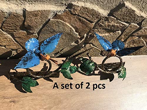 Elegant Metal Bird Curtain Tie Backs - Decorative Window Holdbacks for Home Decor, Unique Iron Gift for Her - Perfect for Living Room, Bedroom & Drapes