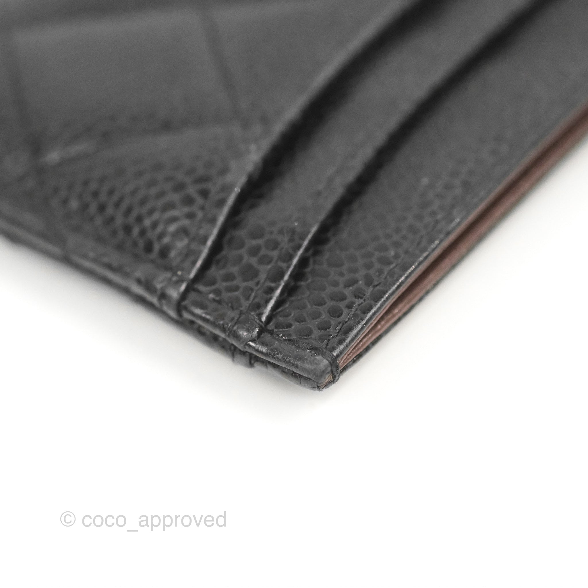 Chanel Classic Flat Card Holder in Black Caviar Leather with Gold Hardware - Perfect for Everyday Use & Luxury Gift Giving