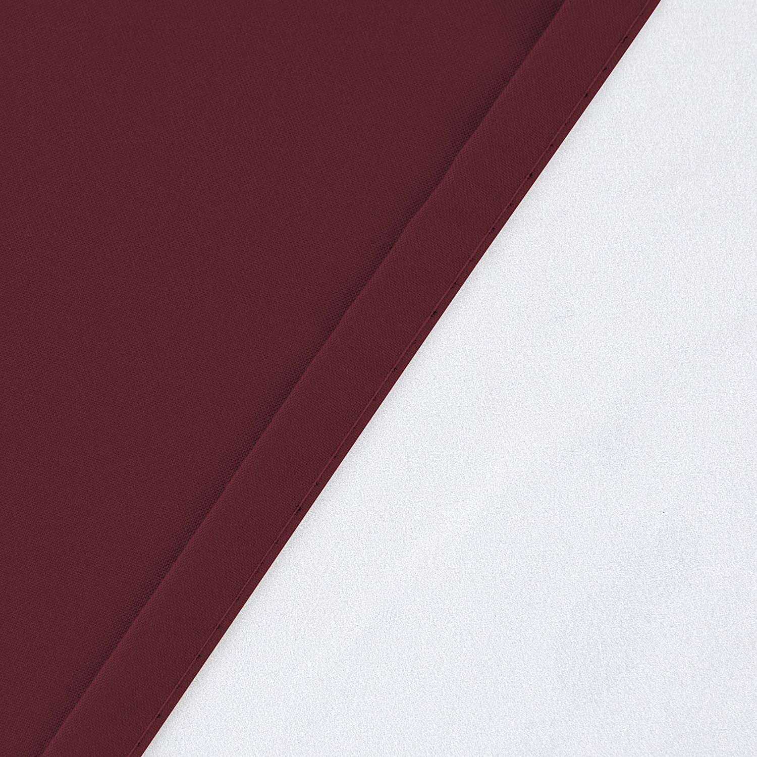 Rooney 2-Panel Blackout Curtains 100% Room Darkening - Thermal Insulated Solid Grommet Top Drapes for Bedroom & Living Room (Burgundy, 52x45 Inches) - Perfect for Night Shift Workers & Light Sleepers