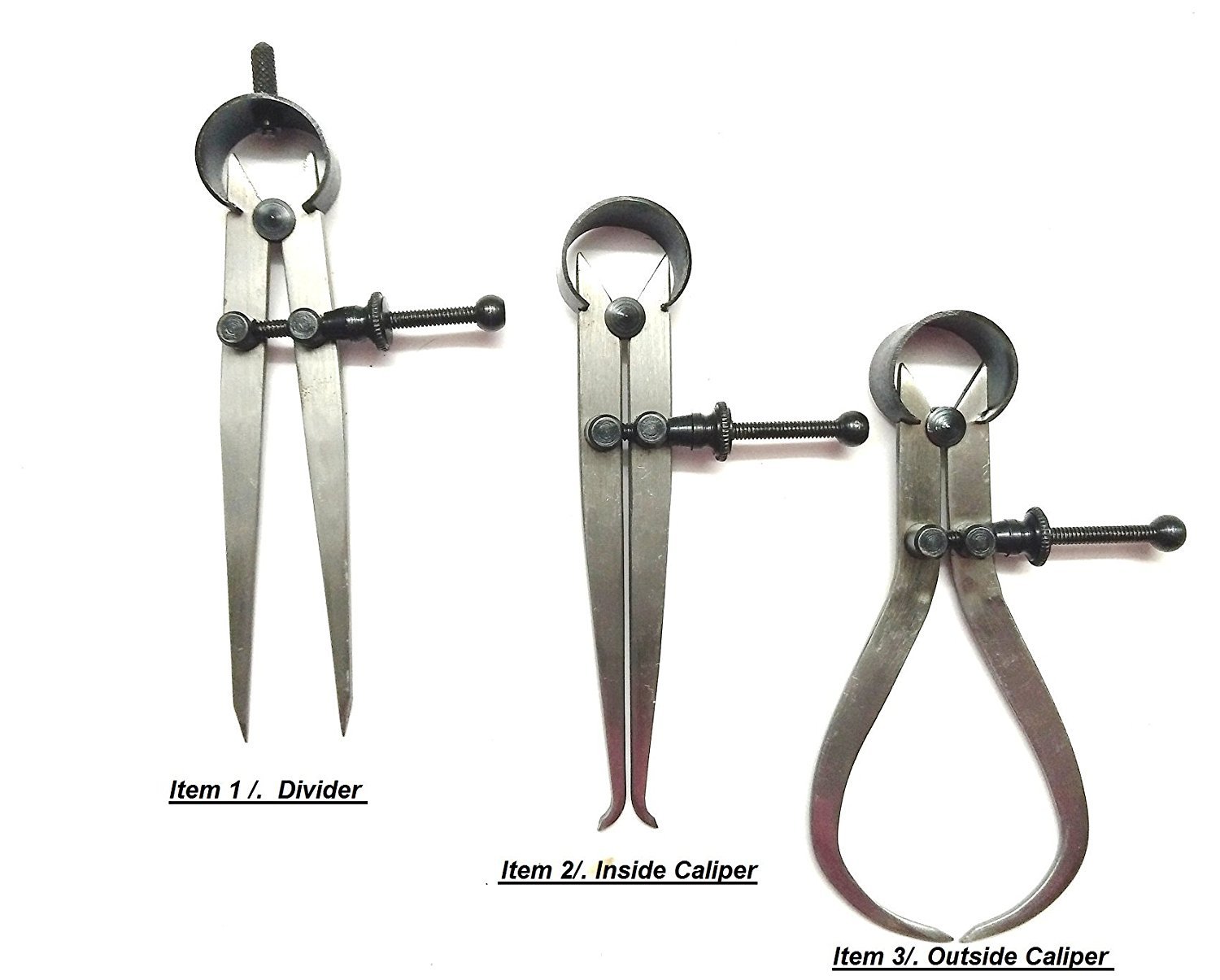 Omex 3-Piece Spring Caliper Set - 12